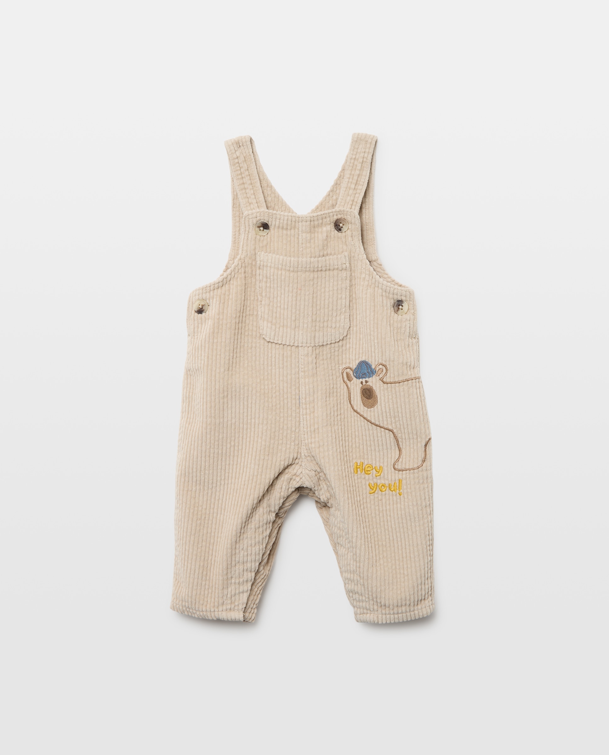 Peto largo micropana de bebé - Baby El Corte Inglés - 120 Crudo 120 Crudo-1