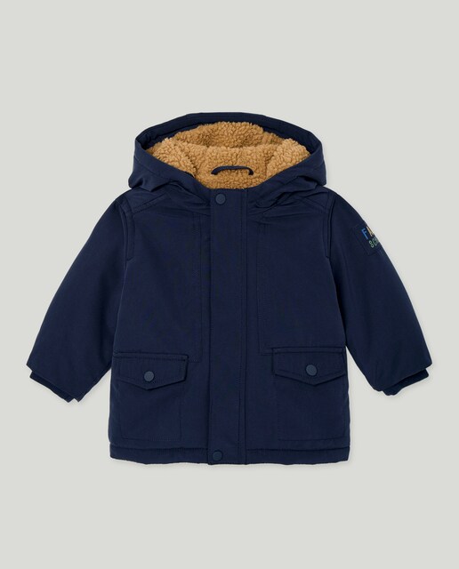 Imagem 0 de Parka Tipo Coreana Lisa de Bebé