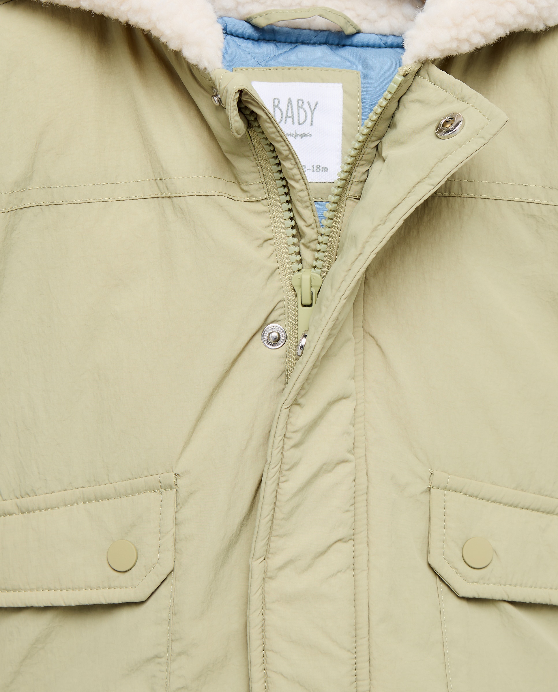 Parka Lisa de Bebé Baby El Corte Inglés Verde-3