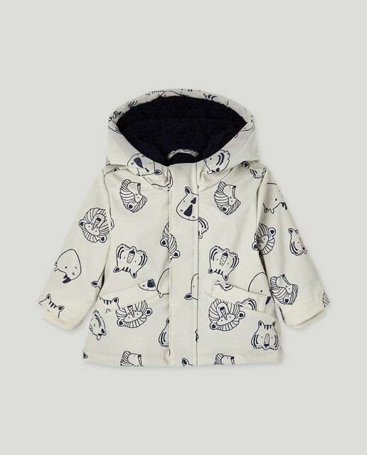 Imagem 0 de Parka Ligeira Engomada de Bebé com All Over Print