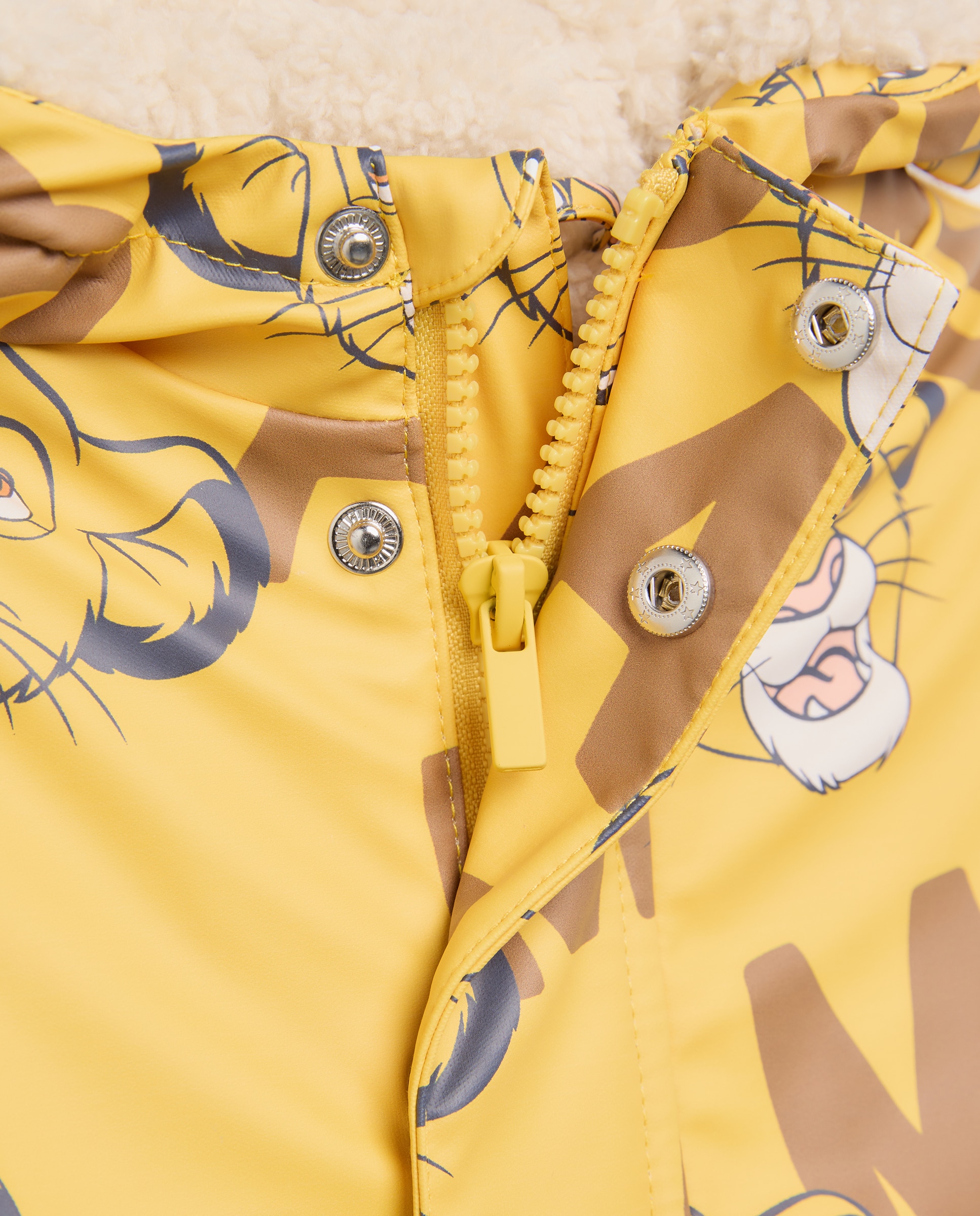 Parka Engomada de Bebé com Fantasia O Rei Leão Baby El Corte Inglés 370 Ocre-3