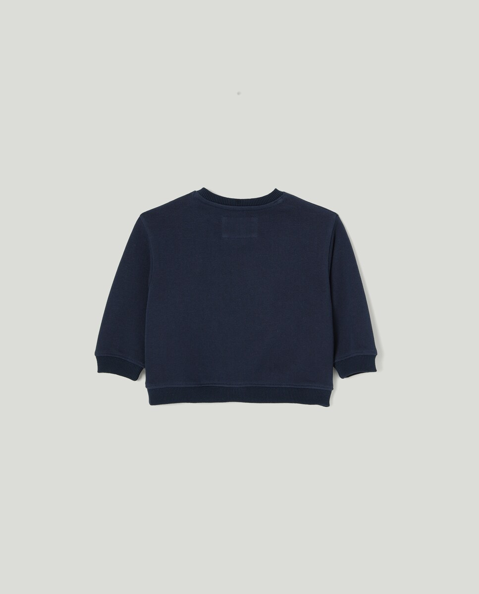 Sweatshirt Fechada de Bebé Mickey Azul-marinho-2