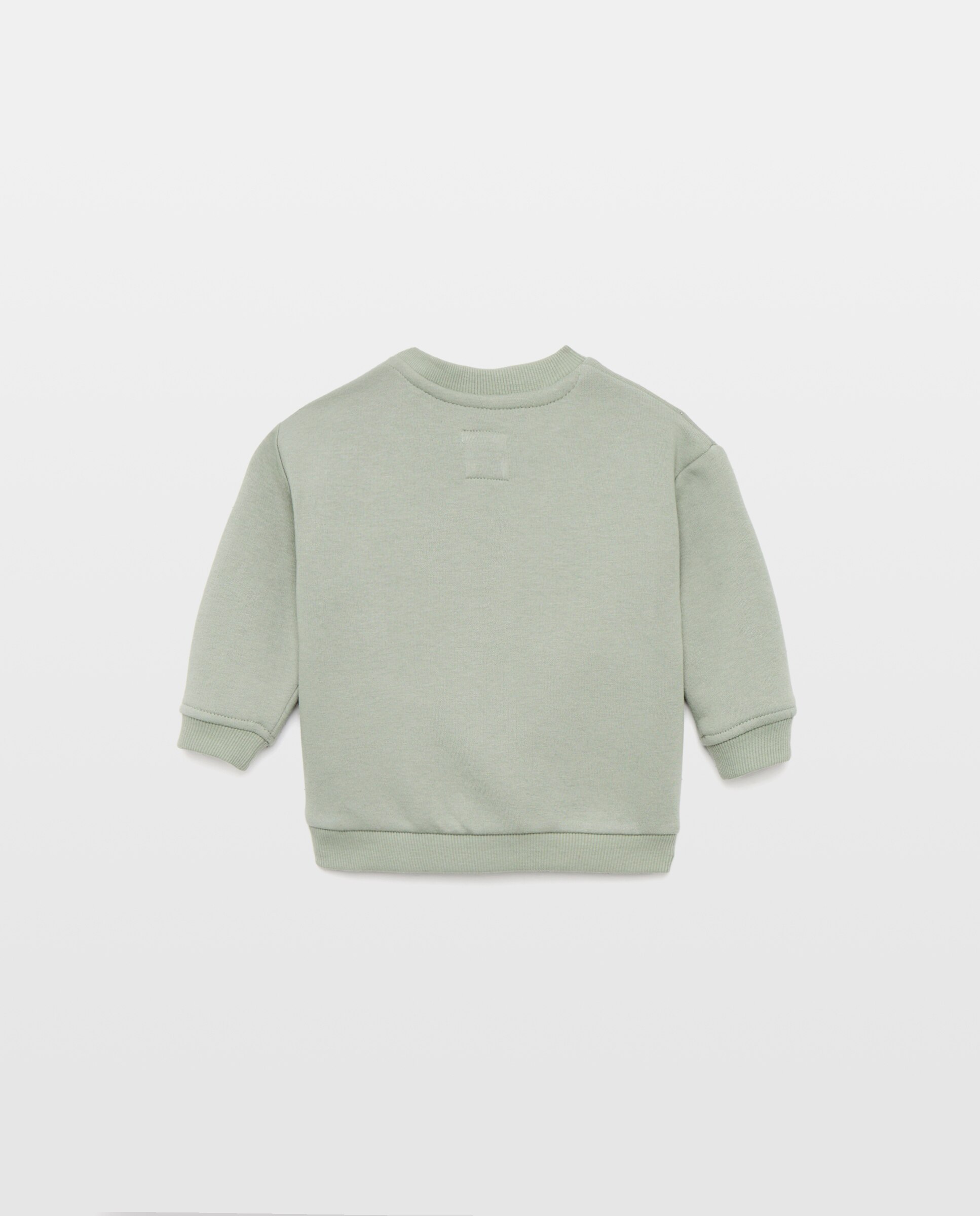 Sweatshirt Fechada de Bebé sem Capuz Baby El Corte Inglés Verde-2