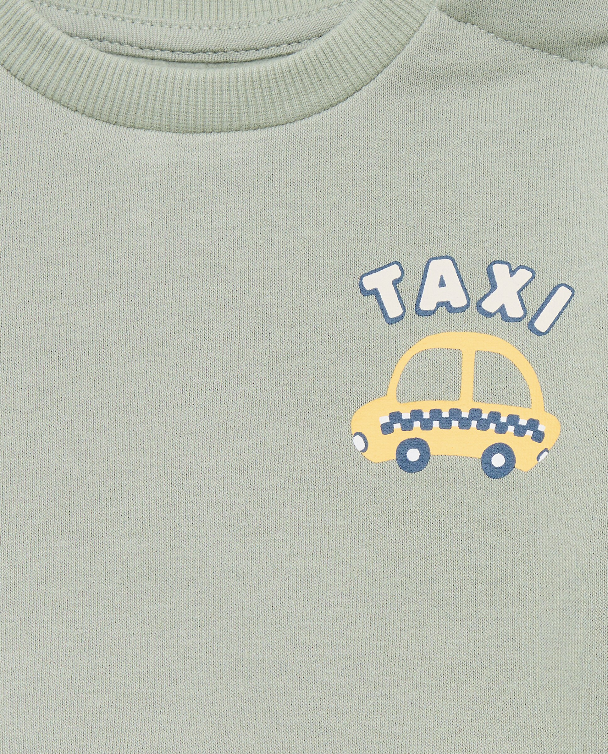 Sweatshirt Fechada de Bebé sem Capuz Baby El Corte Inglés Verde-3