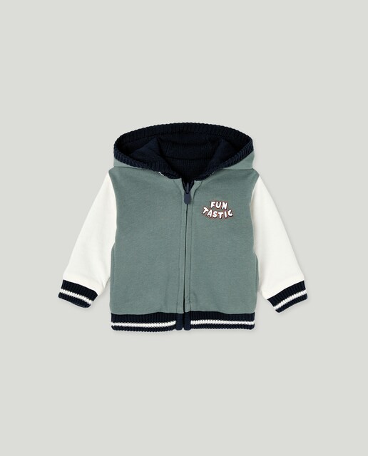 Imagem 0 de Casaco Reversível de Bebé com Capuz