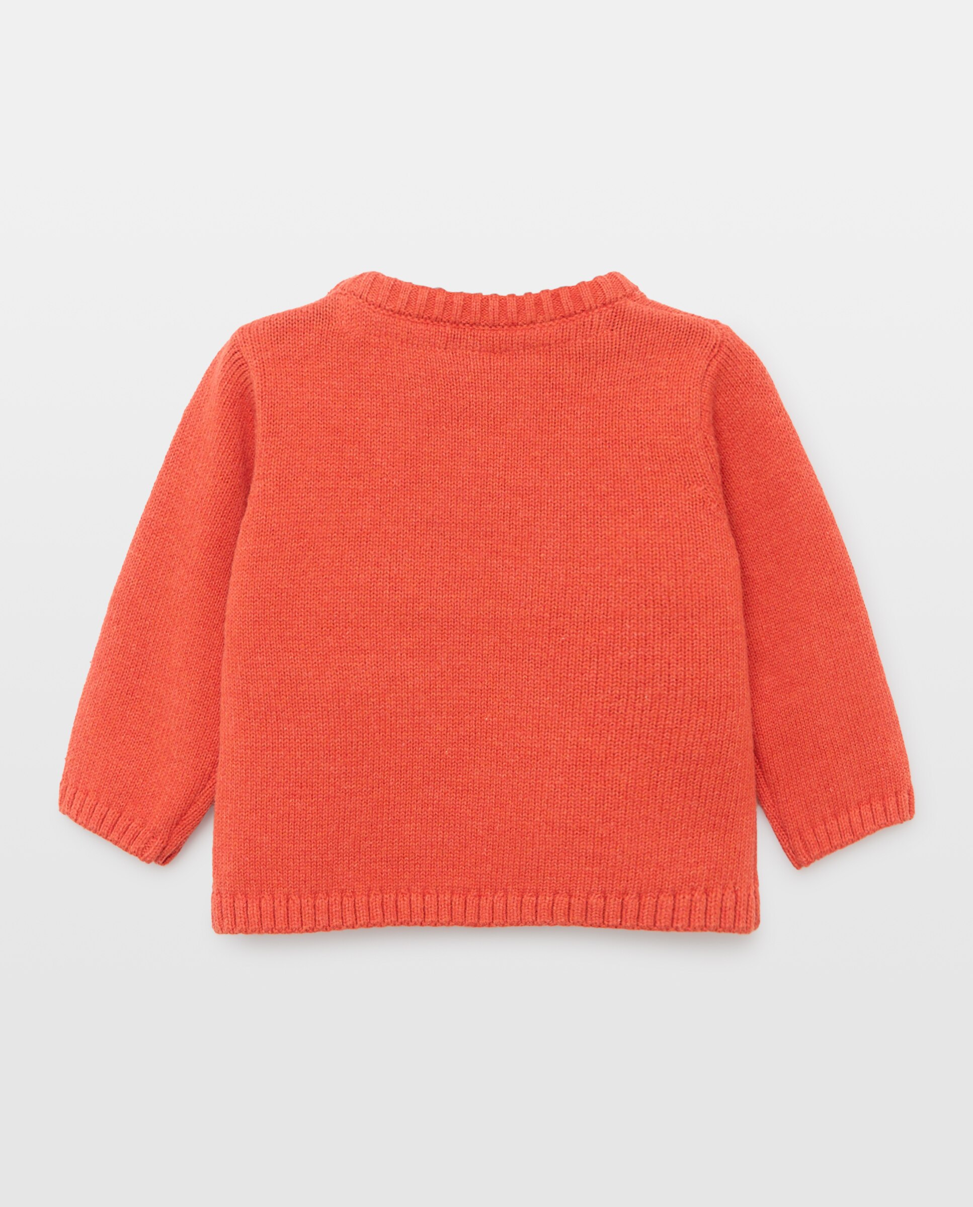 Camisola de Malha Básica Lisa de Bebé Baby El Corte Inglés 660 Laranja-2