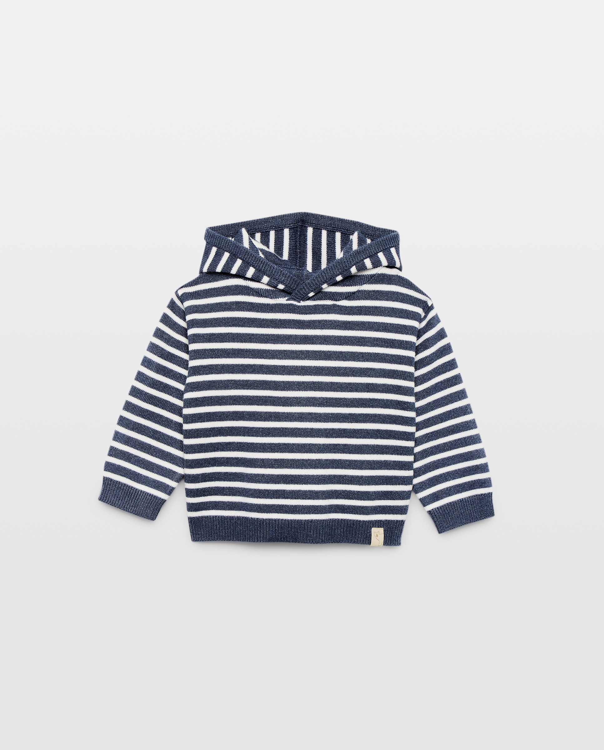 Jersey con rayas y capucha de bebé - Baby El Corte Inglés - 400 Azul 400 Azul-1