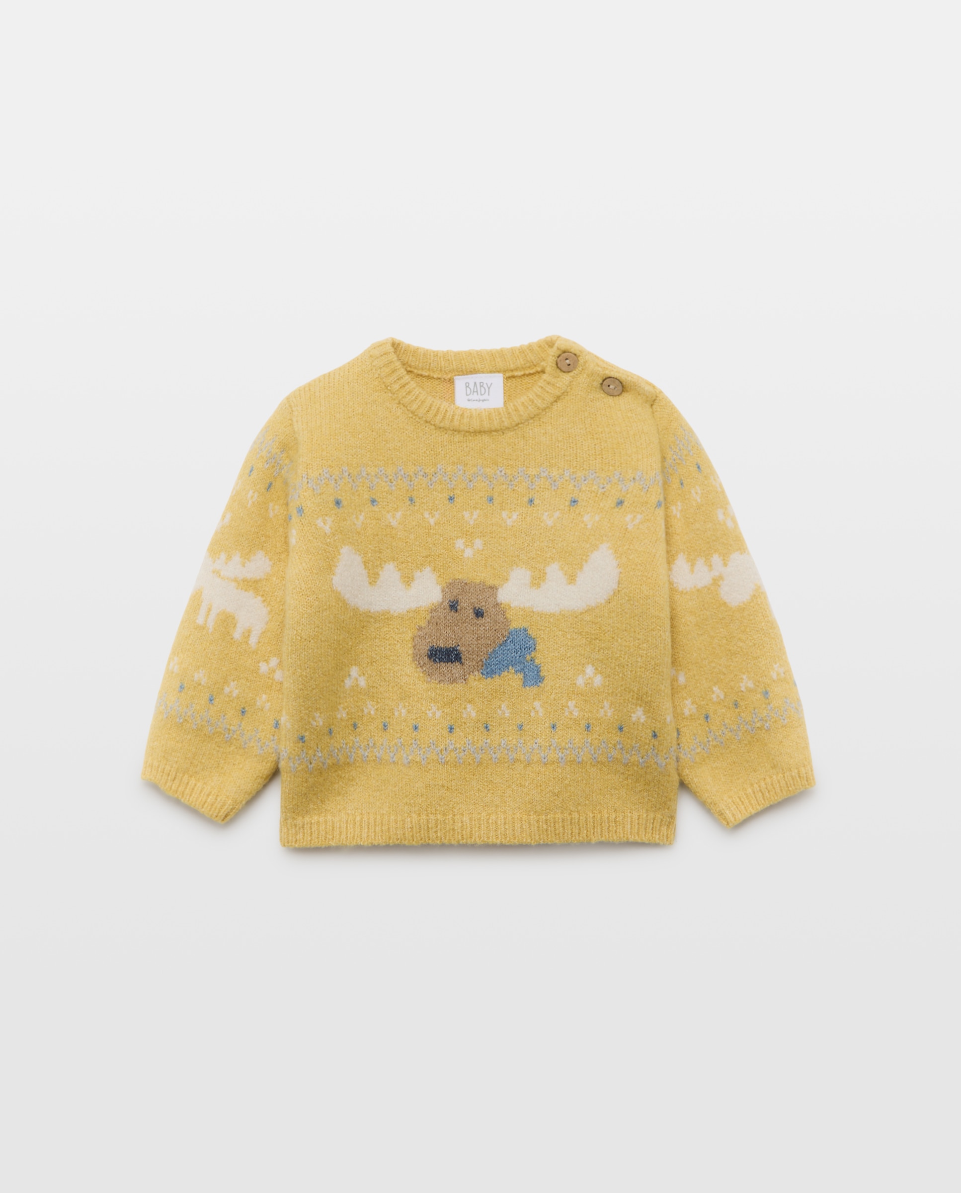 Jersey greca posicional de bebé - Baby El Corte Inglés - 300 Amarillo 300 Amarillo-1