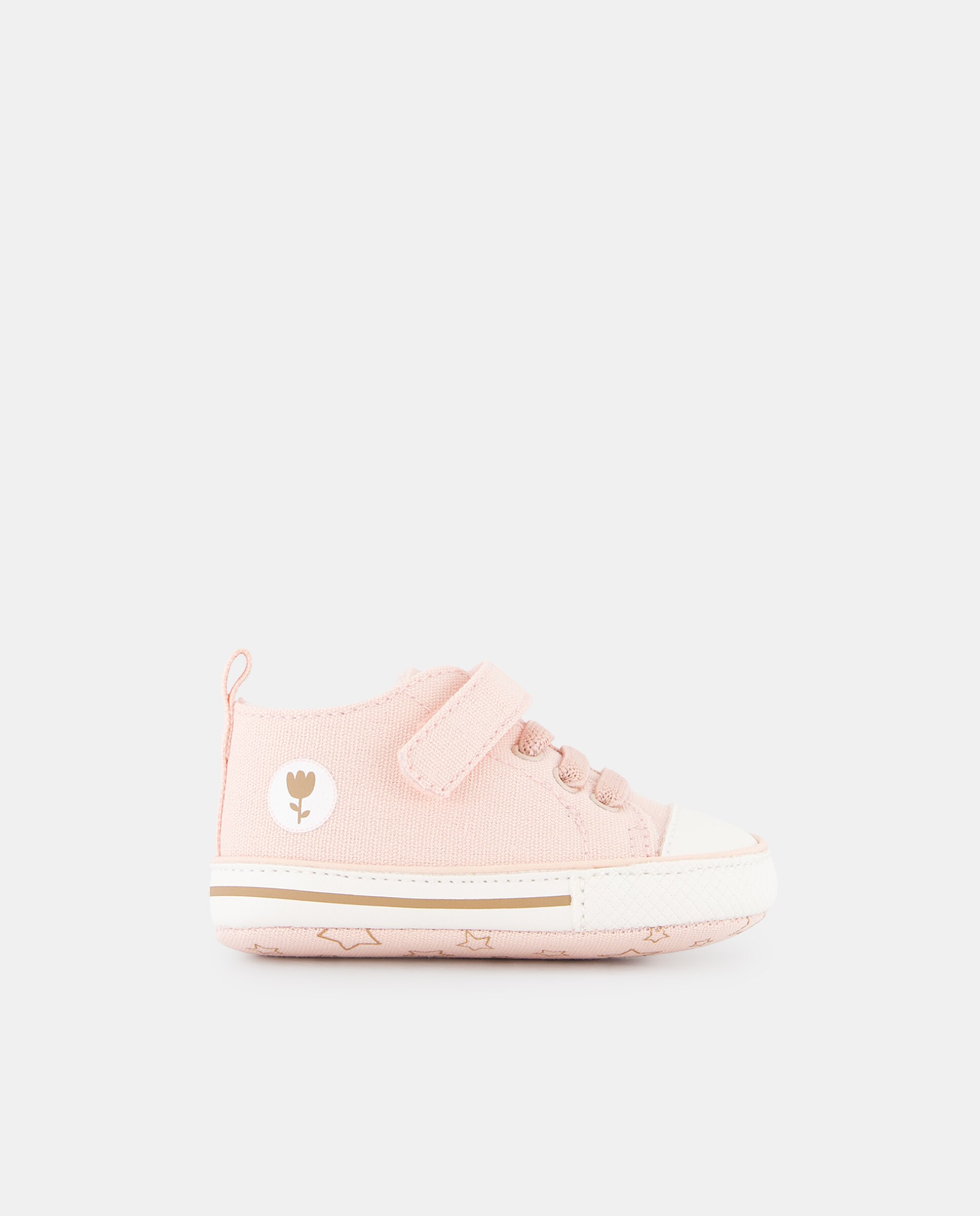 Sapatilhas Flexíveis Mini Basket de Bebé Baby El Corte Inglés Rosa-claro-1