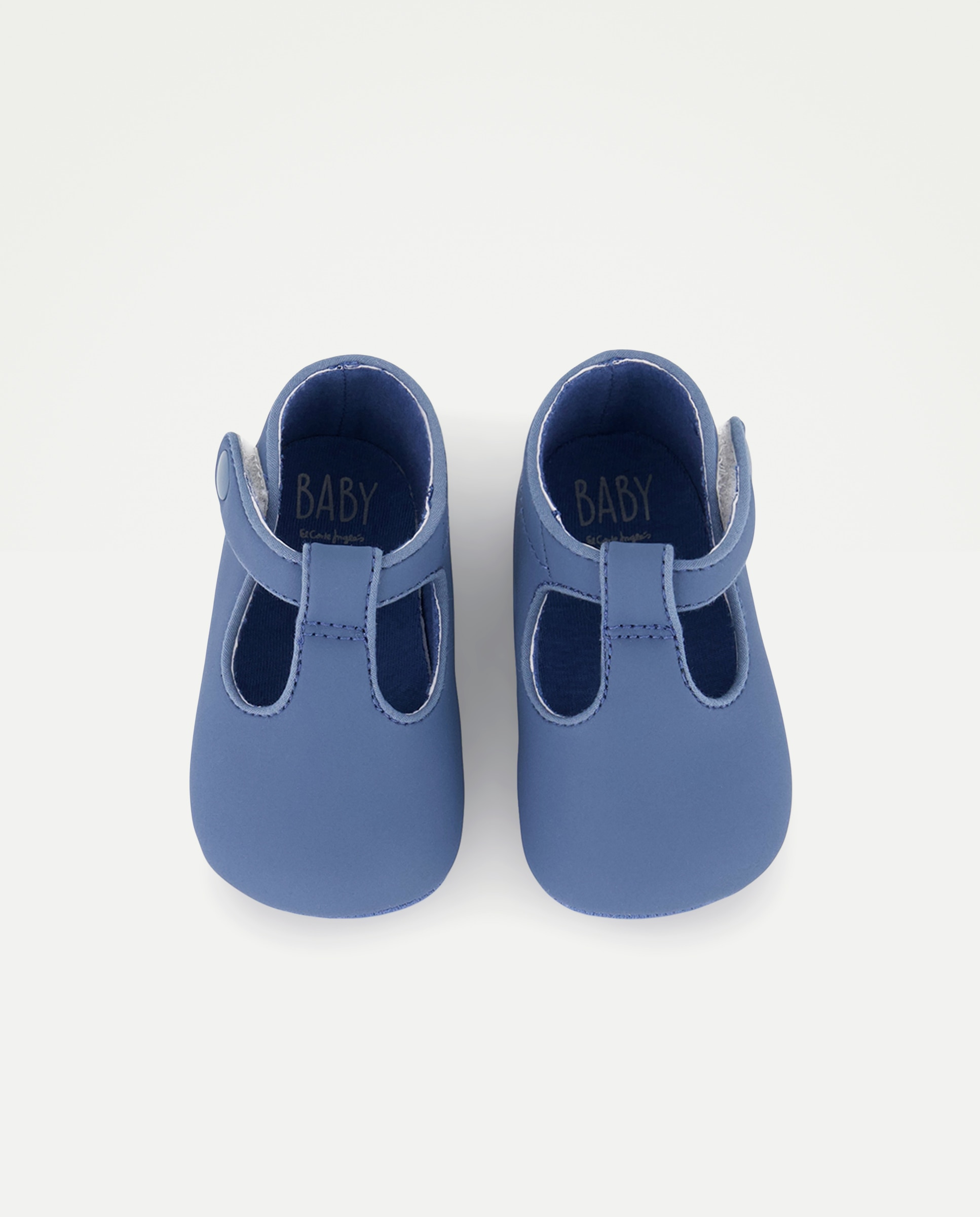 Sapatos de Presilha Flexíveis de Bebé 400 Azul-4