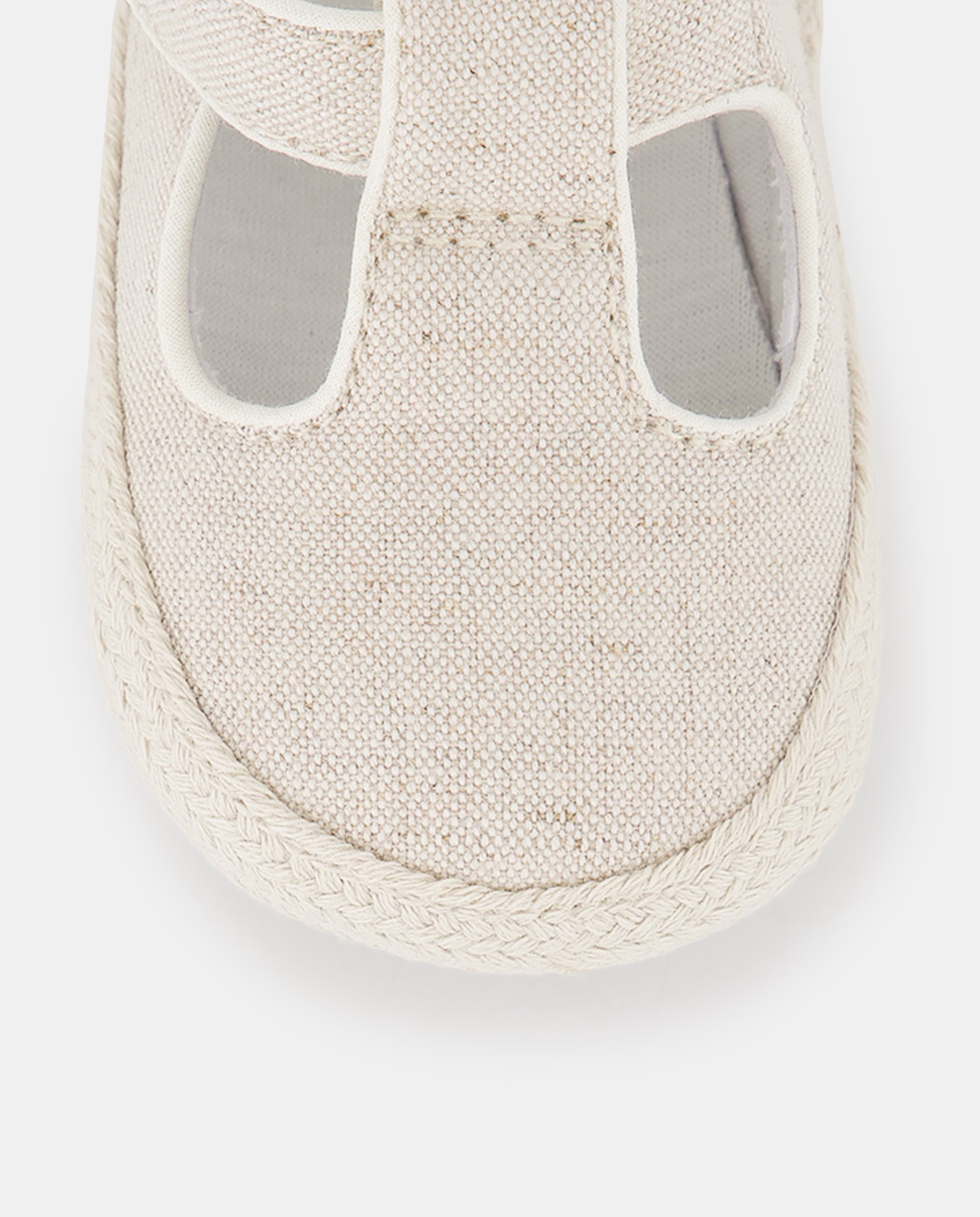 Sapatos de Presilha Flexíveis de Lona de Bebé Baby El Corte Inglés 120 Cru-5