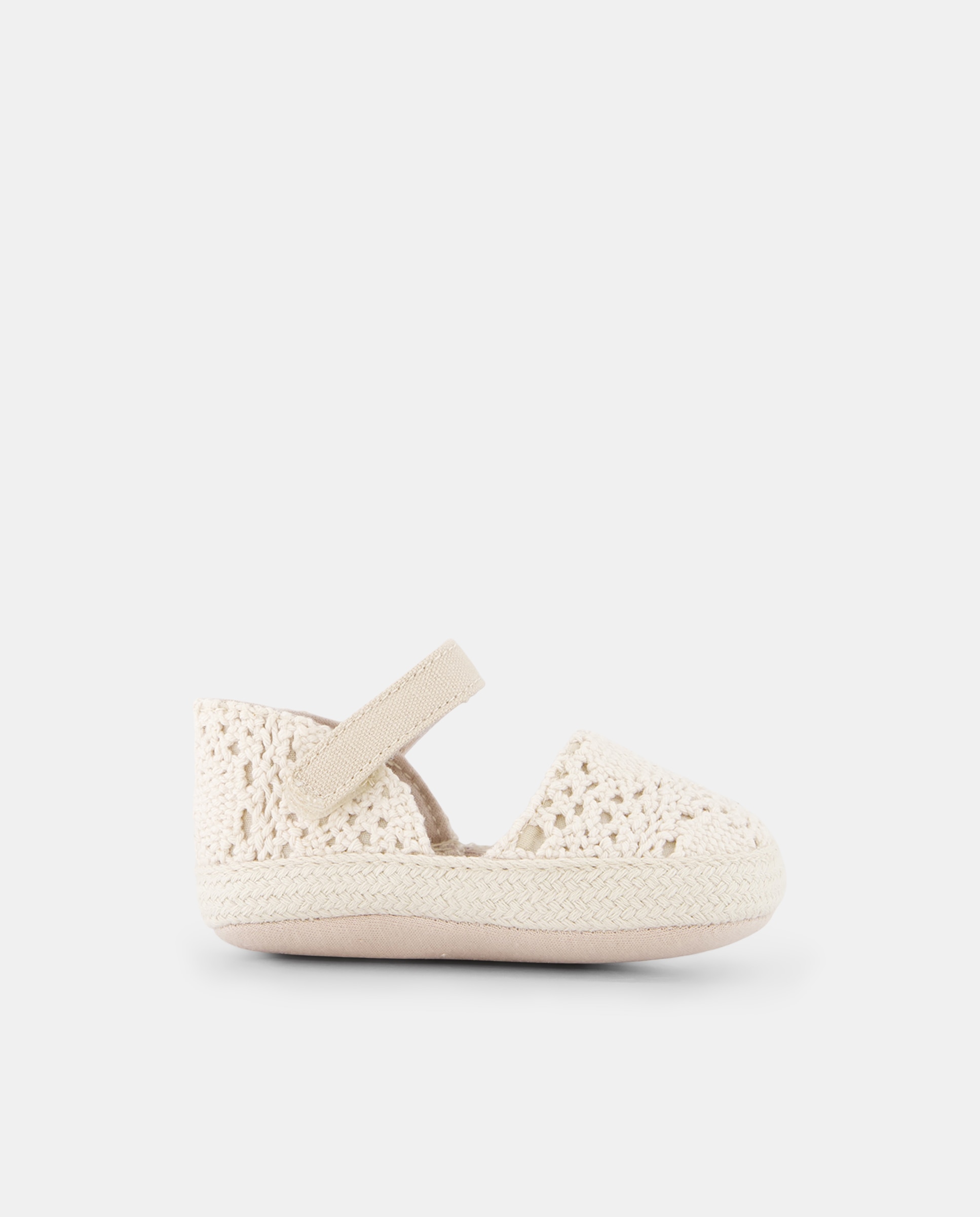 Sapatos de Juta Flexíveis de Bebé 120 Cru-1