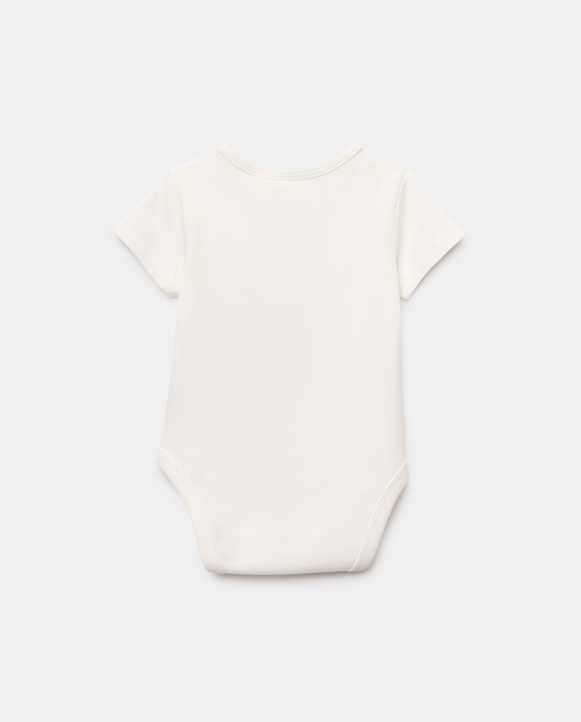 Body de Bebé com Mensagem "Abuelos ya Estoy Aquí!" Baby El Corte Inglés Branco-marfim-2
