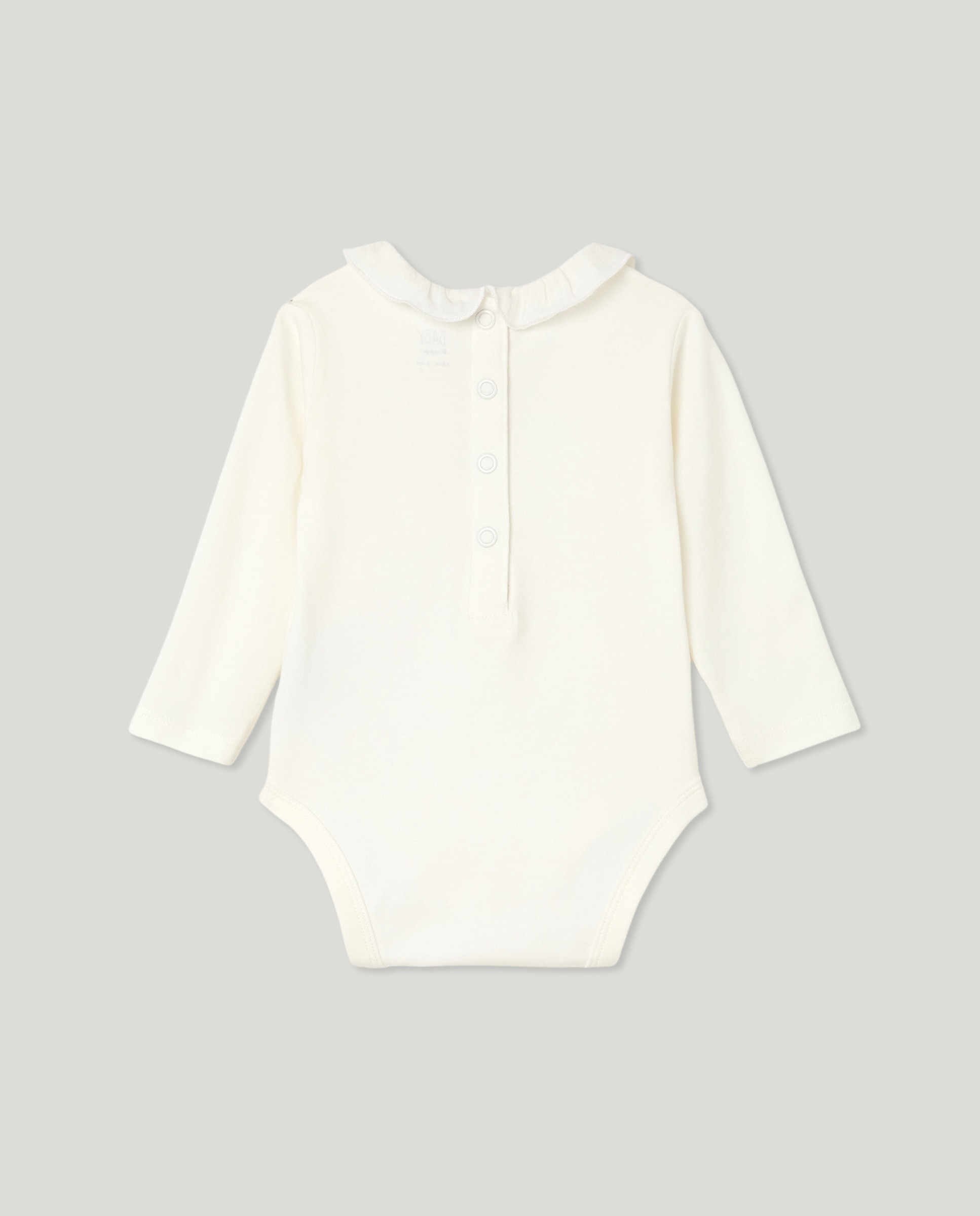 Body de Manga Comprida Branco-marfim-2