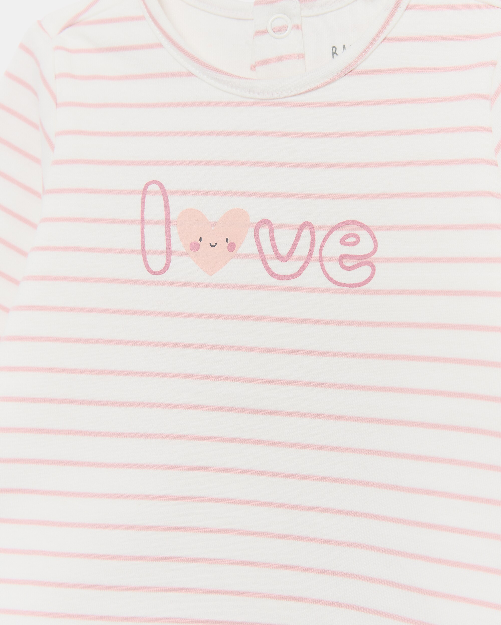 Body Camisola de Bebé com Manga Comprida Baby El Corte Inglés Rosa-3