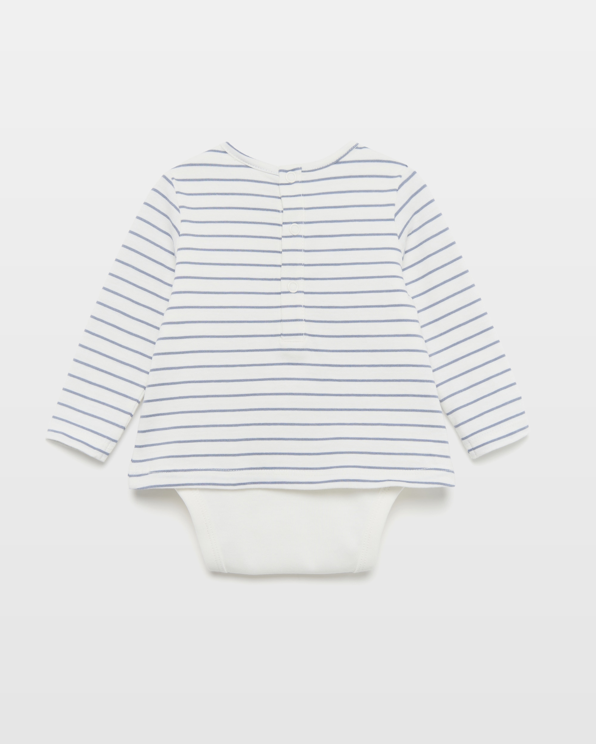 Body Camisola de Bebé com Manga Comprida Baby El Corte Inglés Azul-2