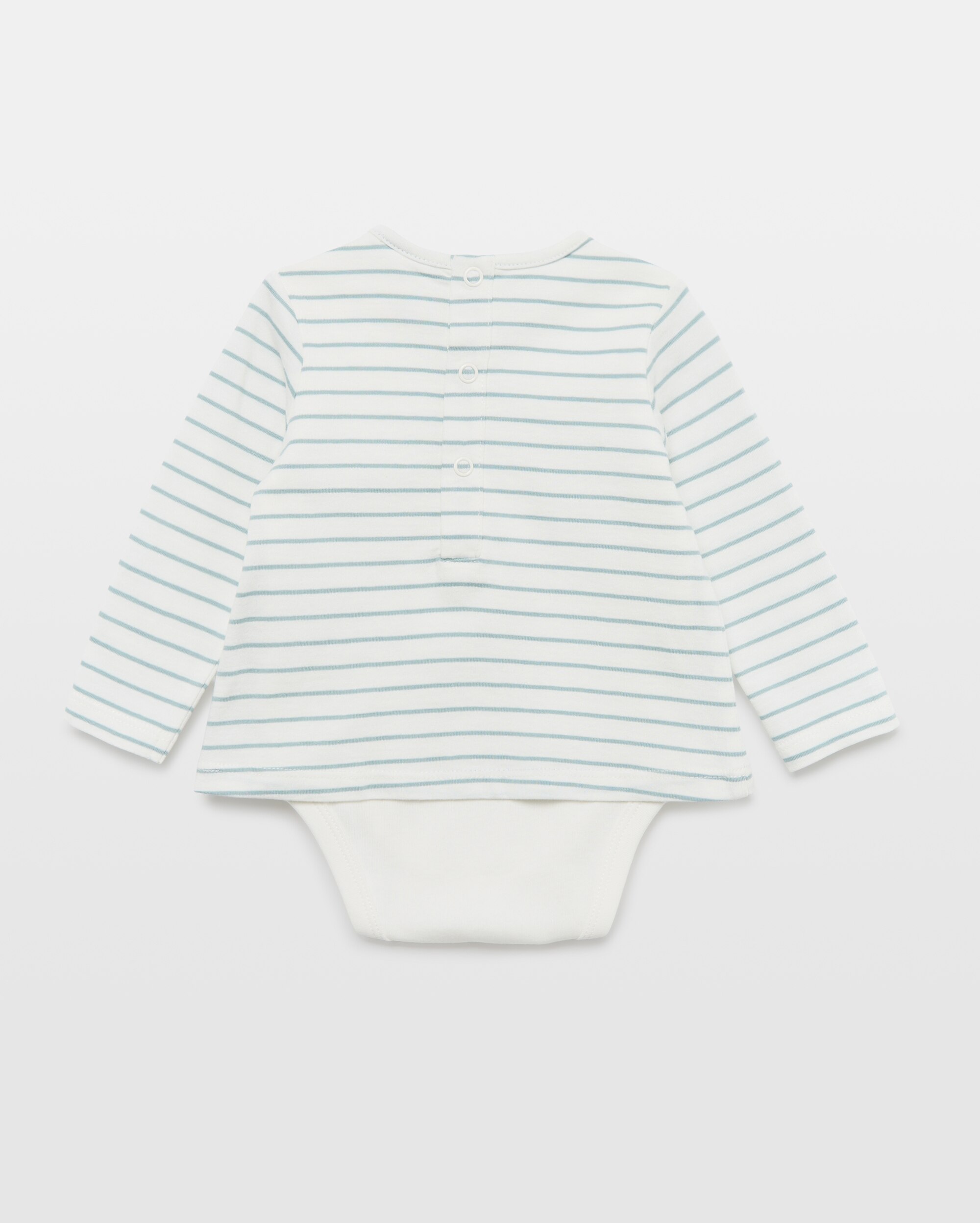 Body Camisola de Bebé com Manga Comprida Baby El Corte Inglés Verde-2