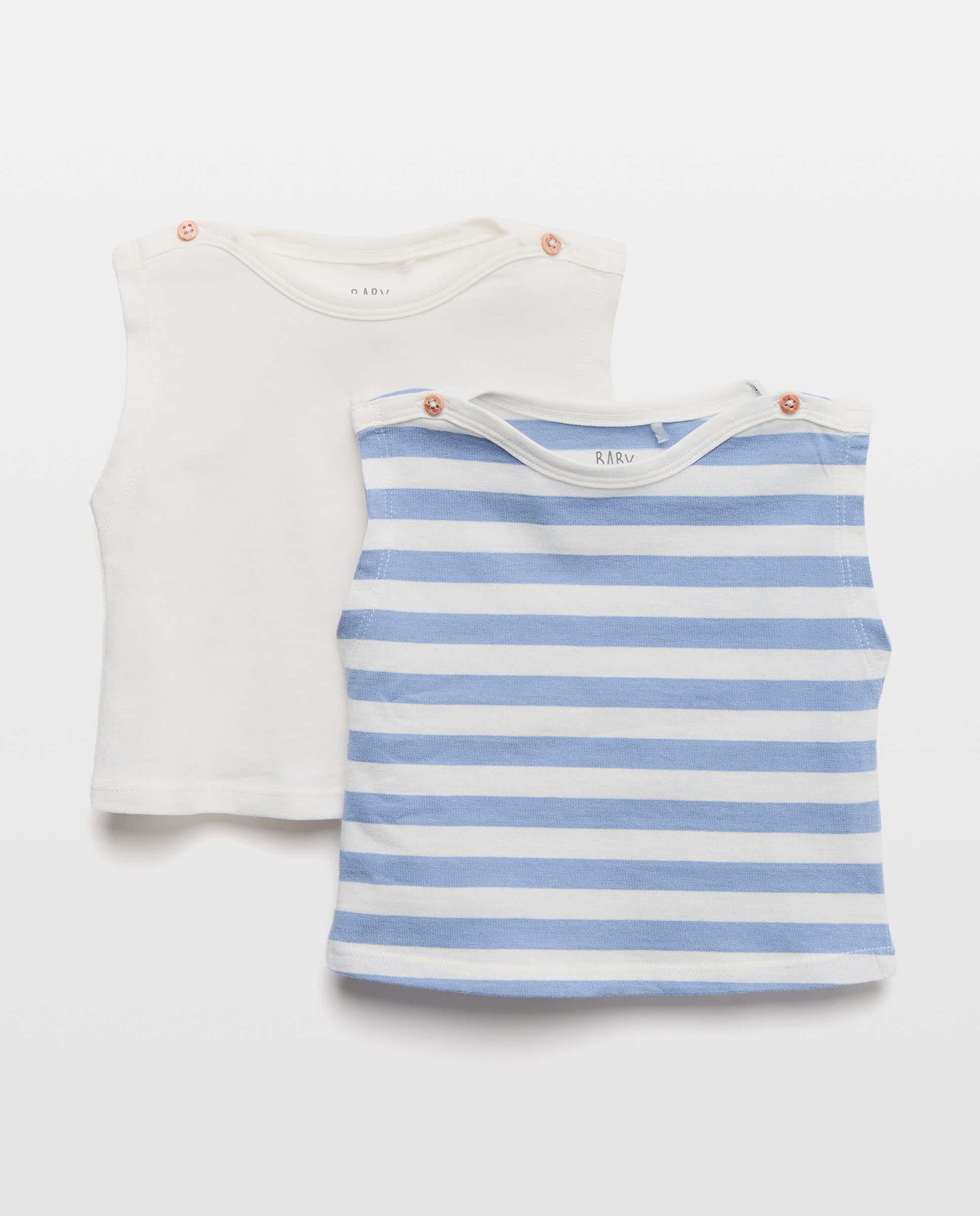 Pack camisetas fantasía de bebé - Baby El Corte Inglés - Azul Azul-1