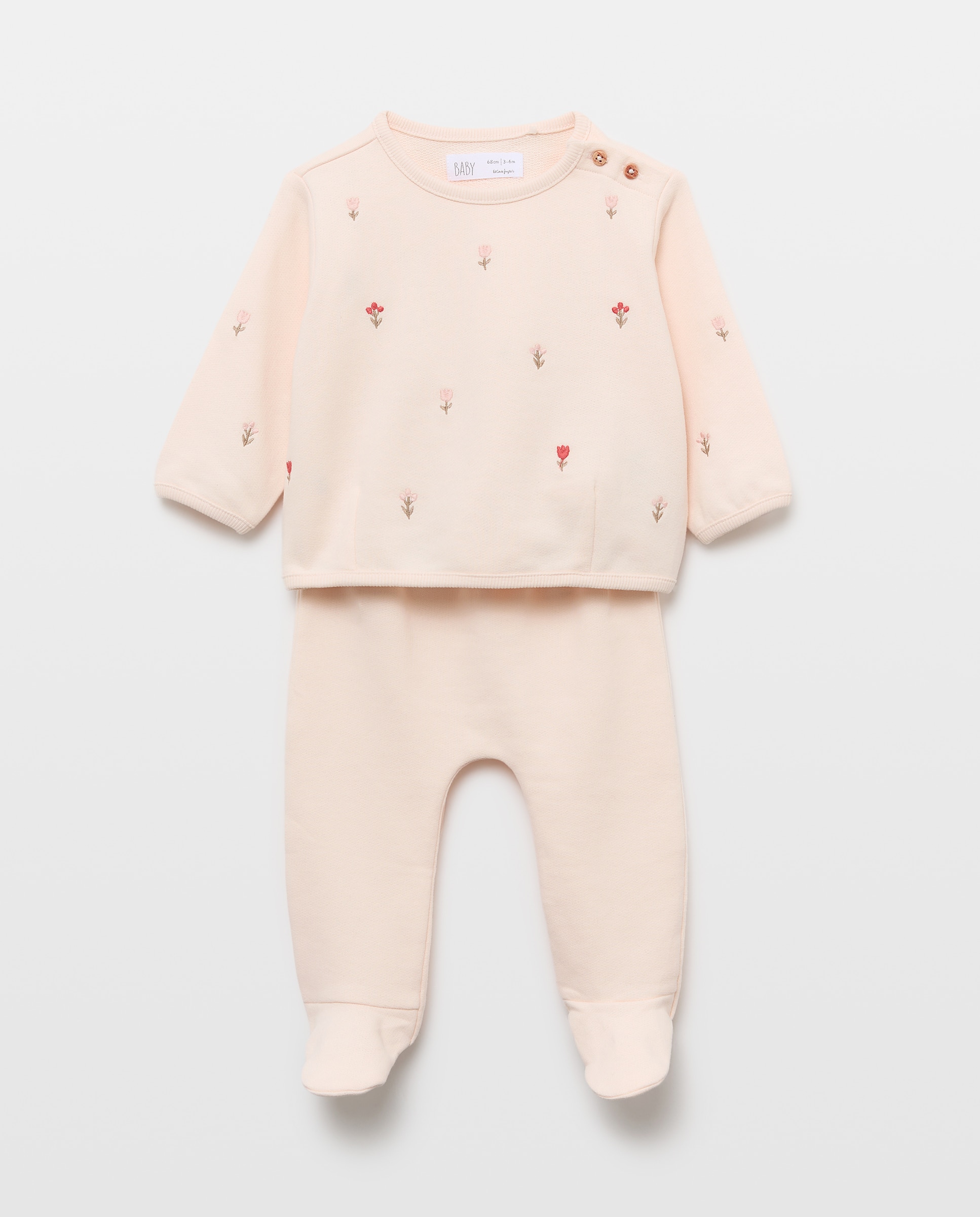 Conjunto de dos piezas de fepa con polaina de bebé - Baby El Corte Inglés - 200 Rosa 200 Rosa-1