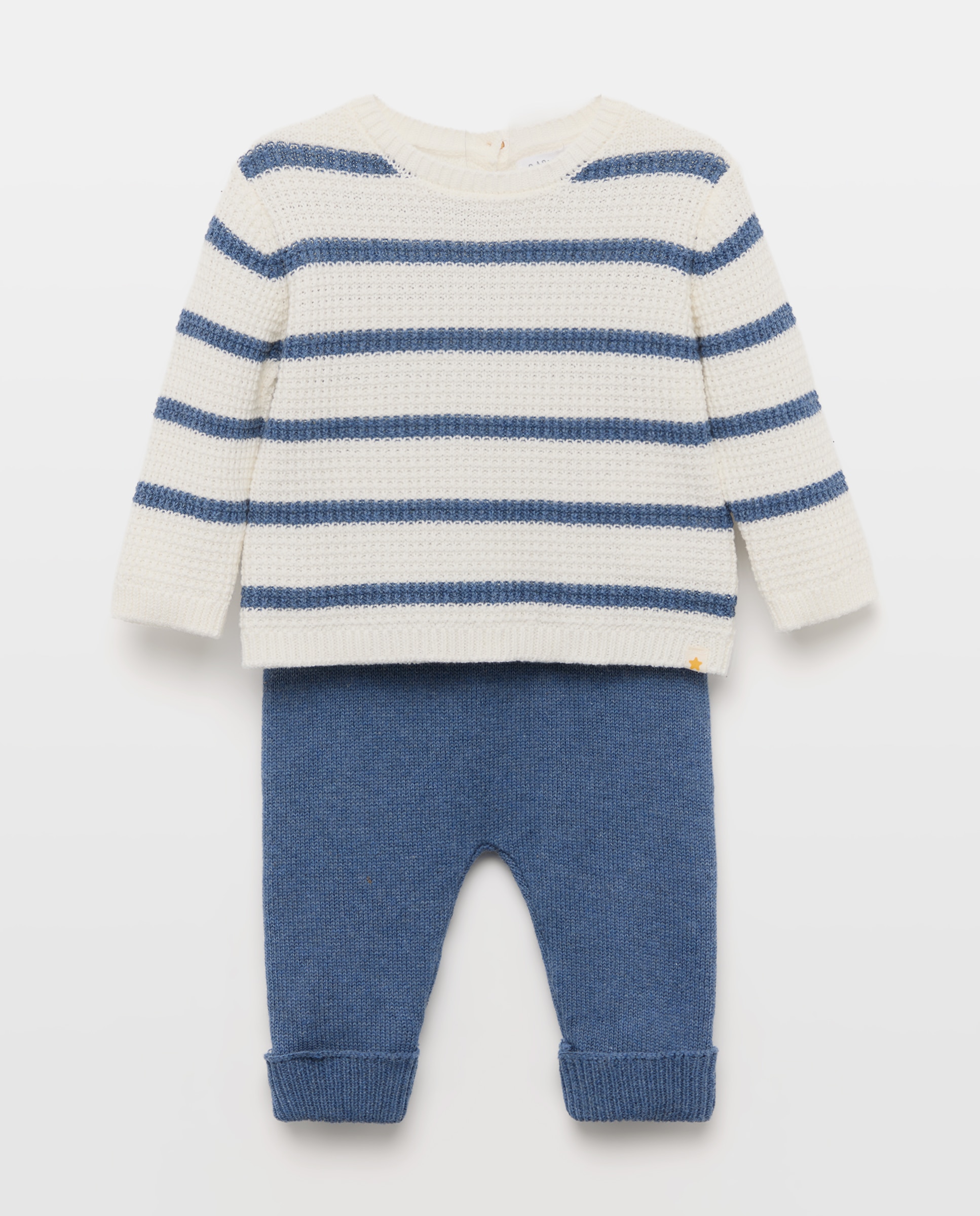 Conjunto 2 piezas Jersey + leggins de bebé - Baby El Corte Inglés - Azul Azul-1