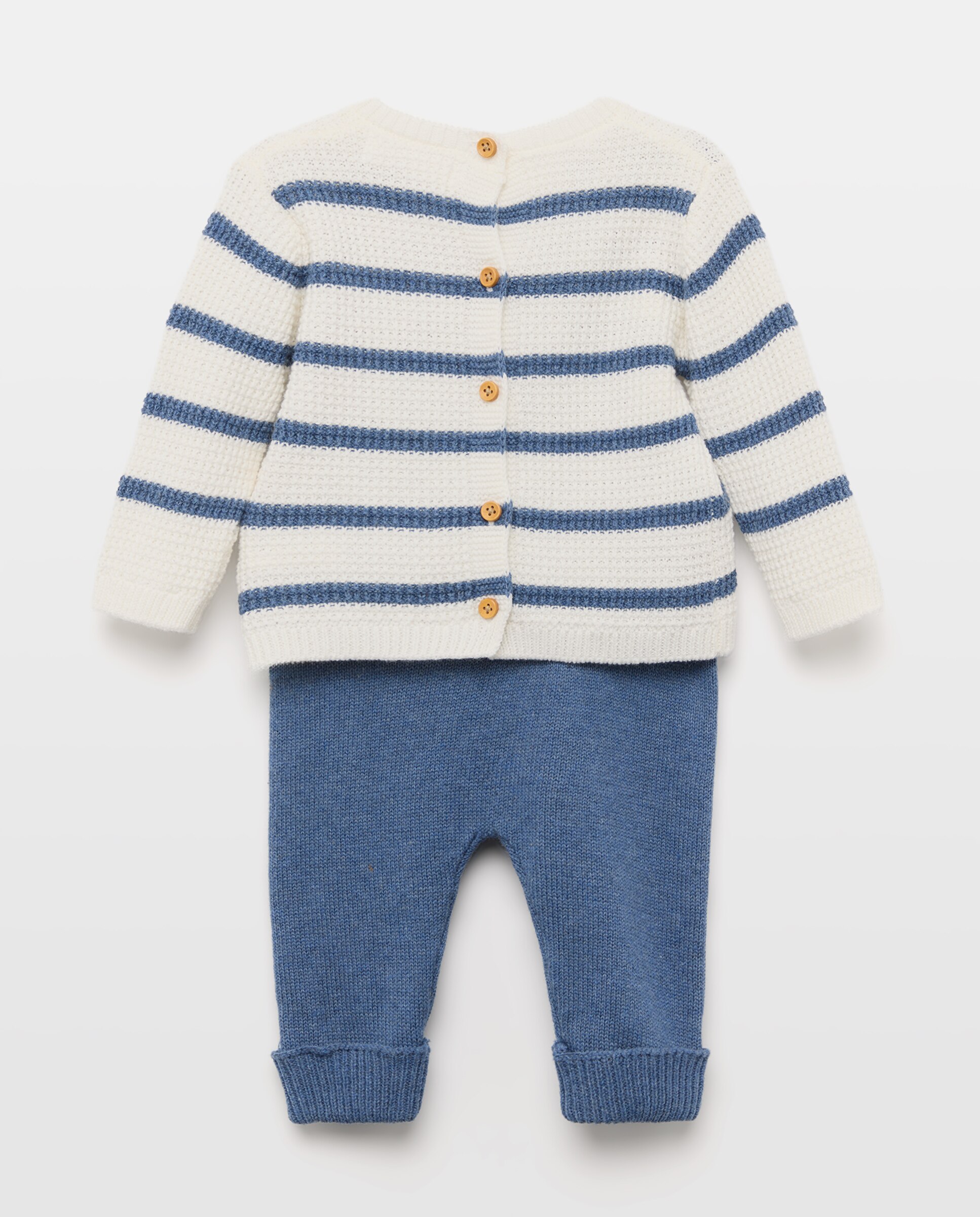 Conjunto 2 piezas Jersey + leggins de bebé - Baby El Corte Inglés - Azul Azul-2