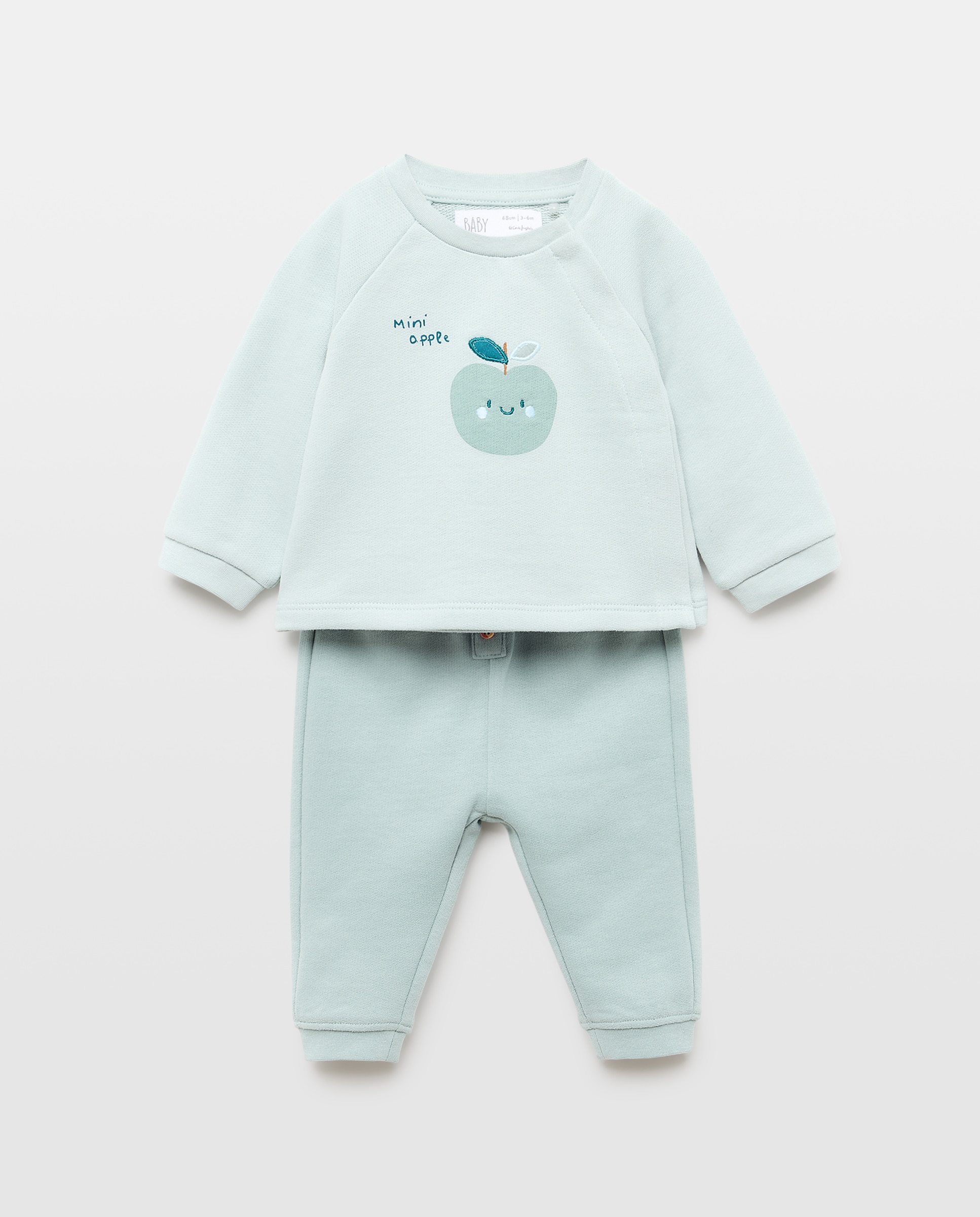 Conjunto de 2 Peças Compridas de Bebé Baby El Corte Inglés 200 Rosa-1