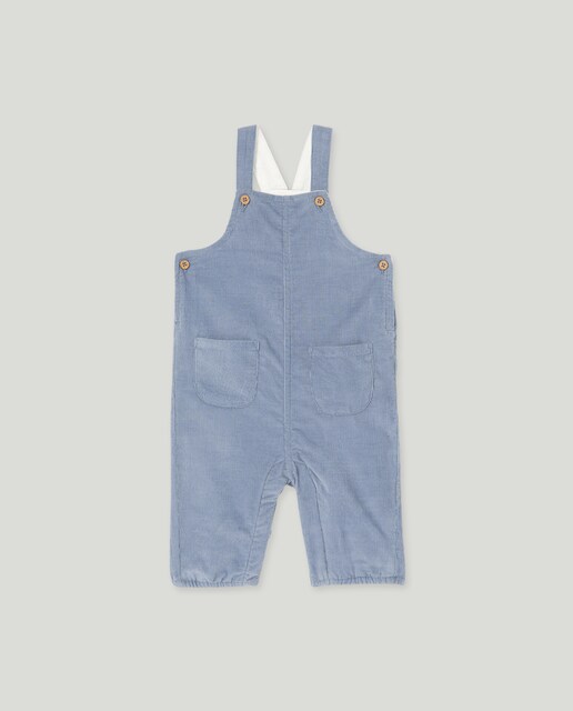 Imagem 0 de Jardineiras de Bebé com Bombazina Fina e All Over Print Floral