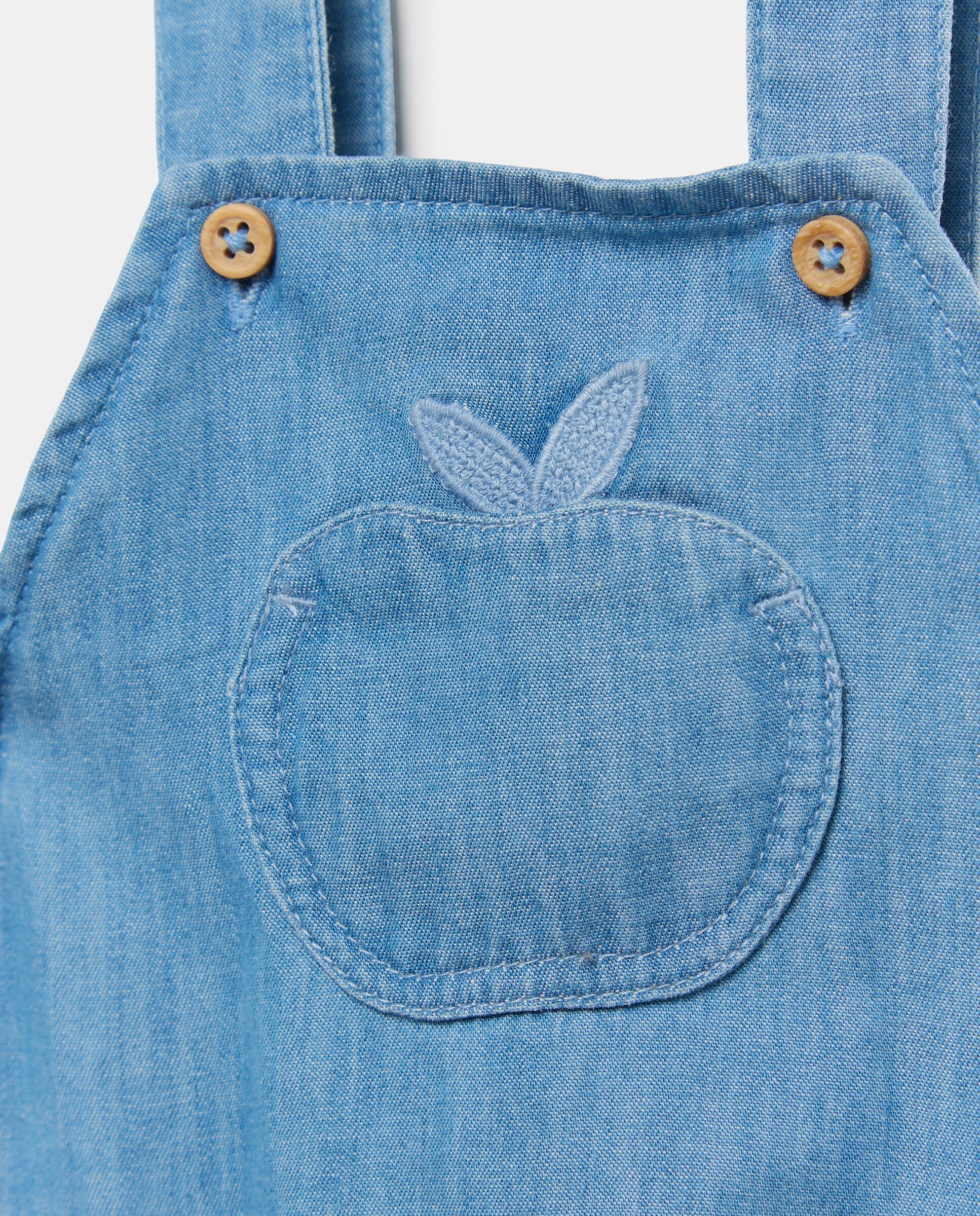 Jardineiras Light Denim de Bebé Baby El Corte Inglés 400 Azul-3