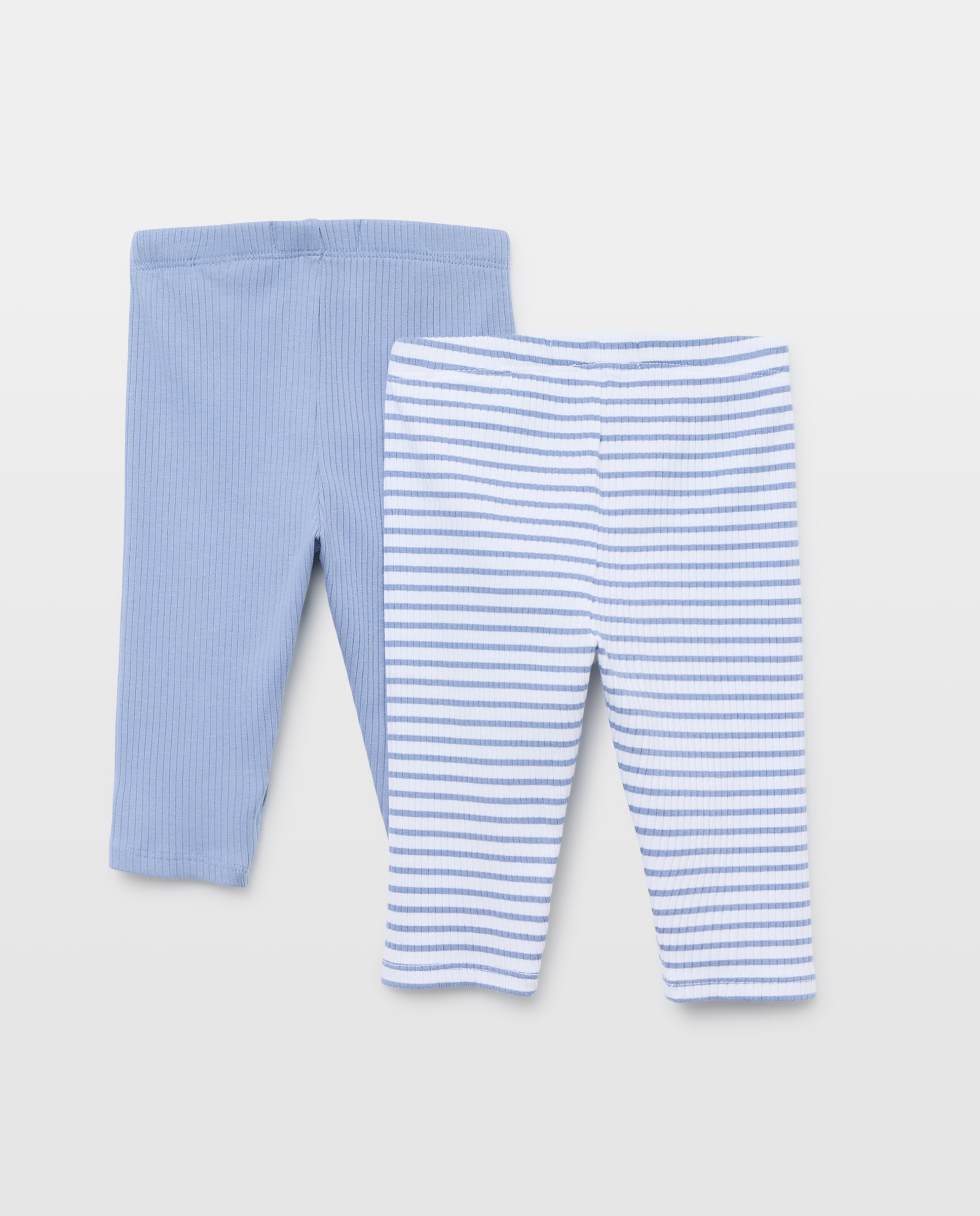 Pack de Leggings Lisas de Bebé 430 Azul Escuro-2