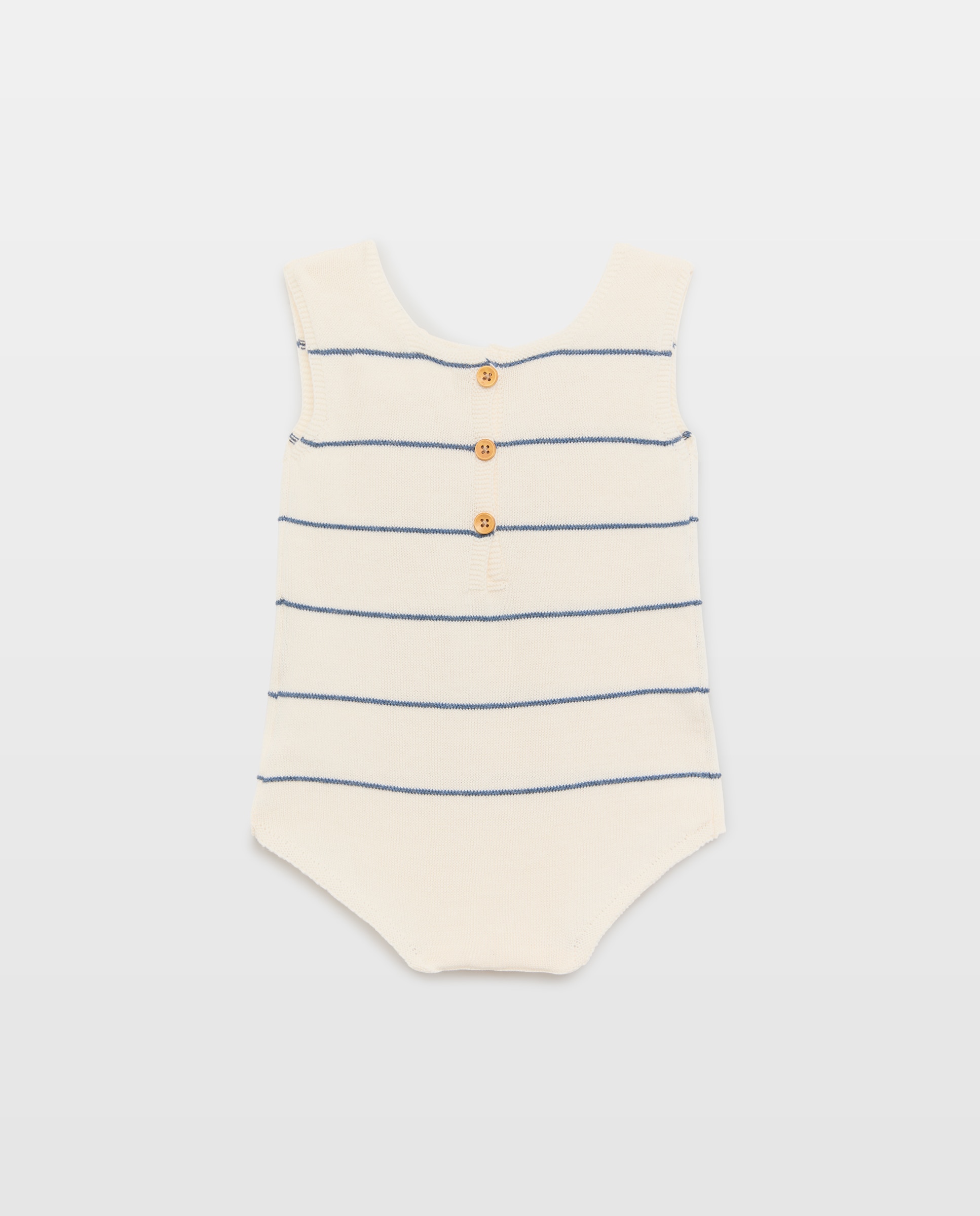 Peto sin mangas tricot de bebé - Baby El Corte Inglés - Azul Azul-2