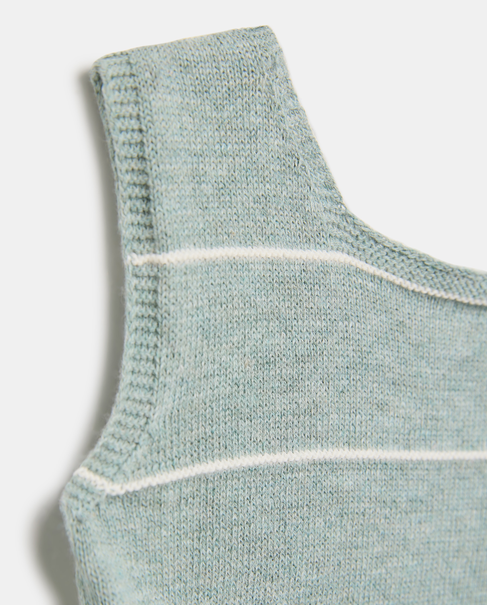Peto sin mangas tricot de bebé - Baby El Corte Inglés - Verde Verde-3