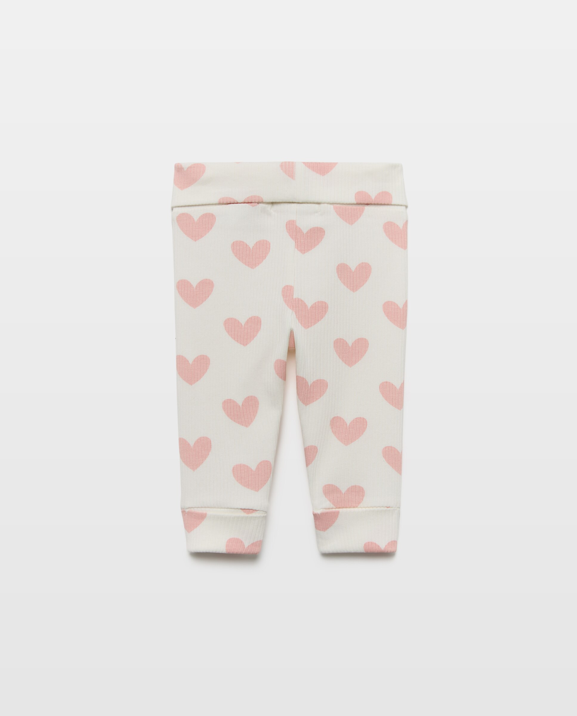 Pack leggins de bebé básicos lisos - Baby El Corte Inglés - Rosa Rosa-2