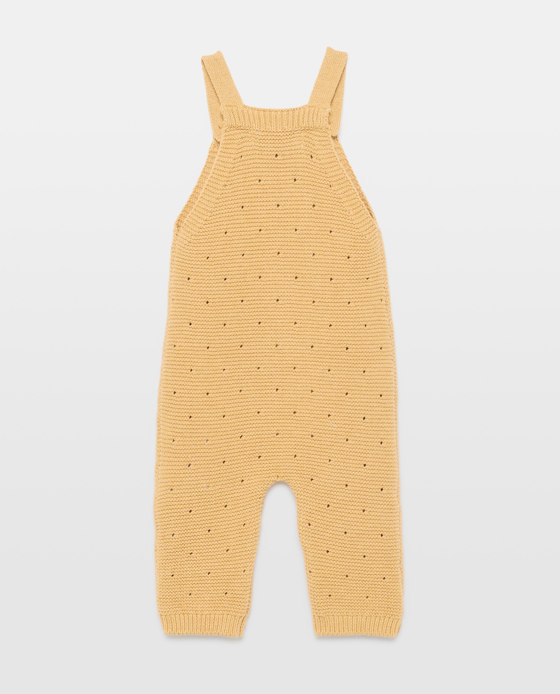 Jardineiras de Tricot de Bebé sem Mangas Baby El Corte Inglés Mostarda-2