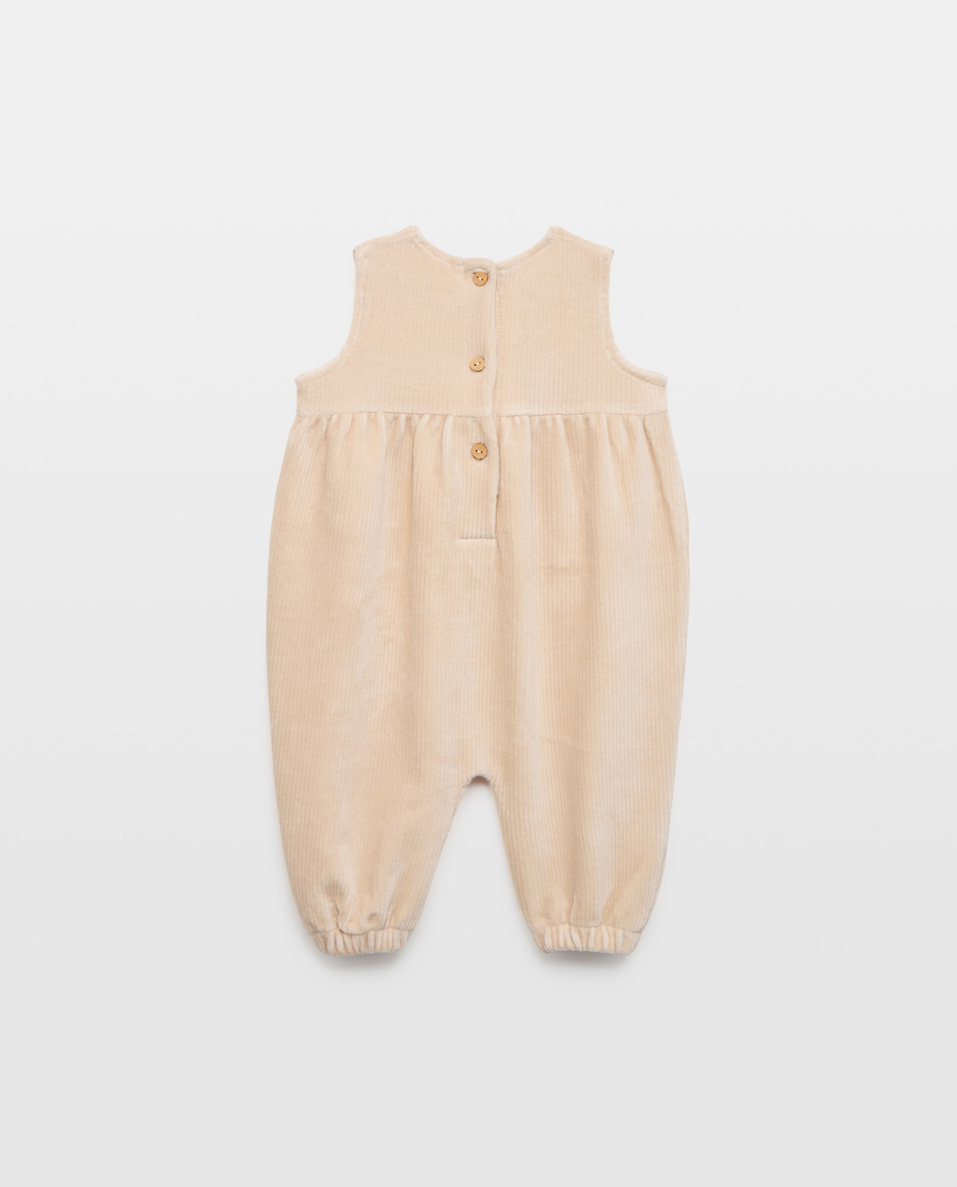 Peto de pana liso de bebé - Baby El Corte Inglés - 120 Crudo 120 Crudo-2
