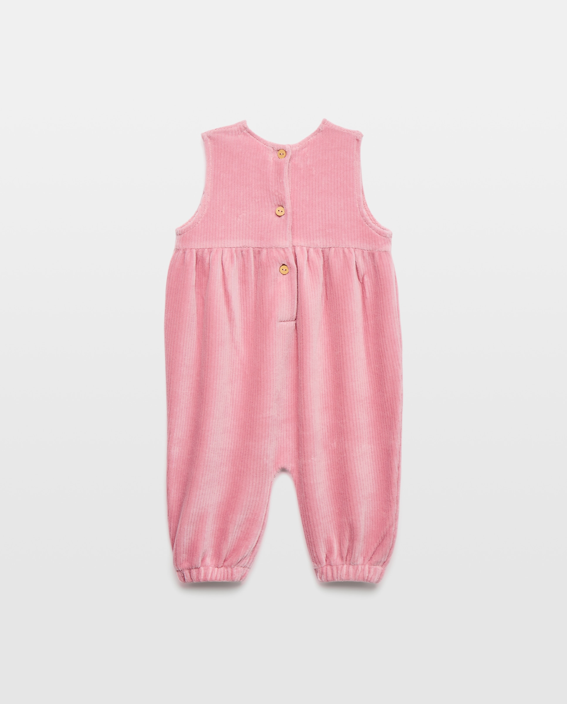 Peto de pana liso de bebé - Baby El Corte Inglés - 410 Azul claro 410 Azul claro-2
