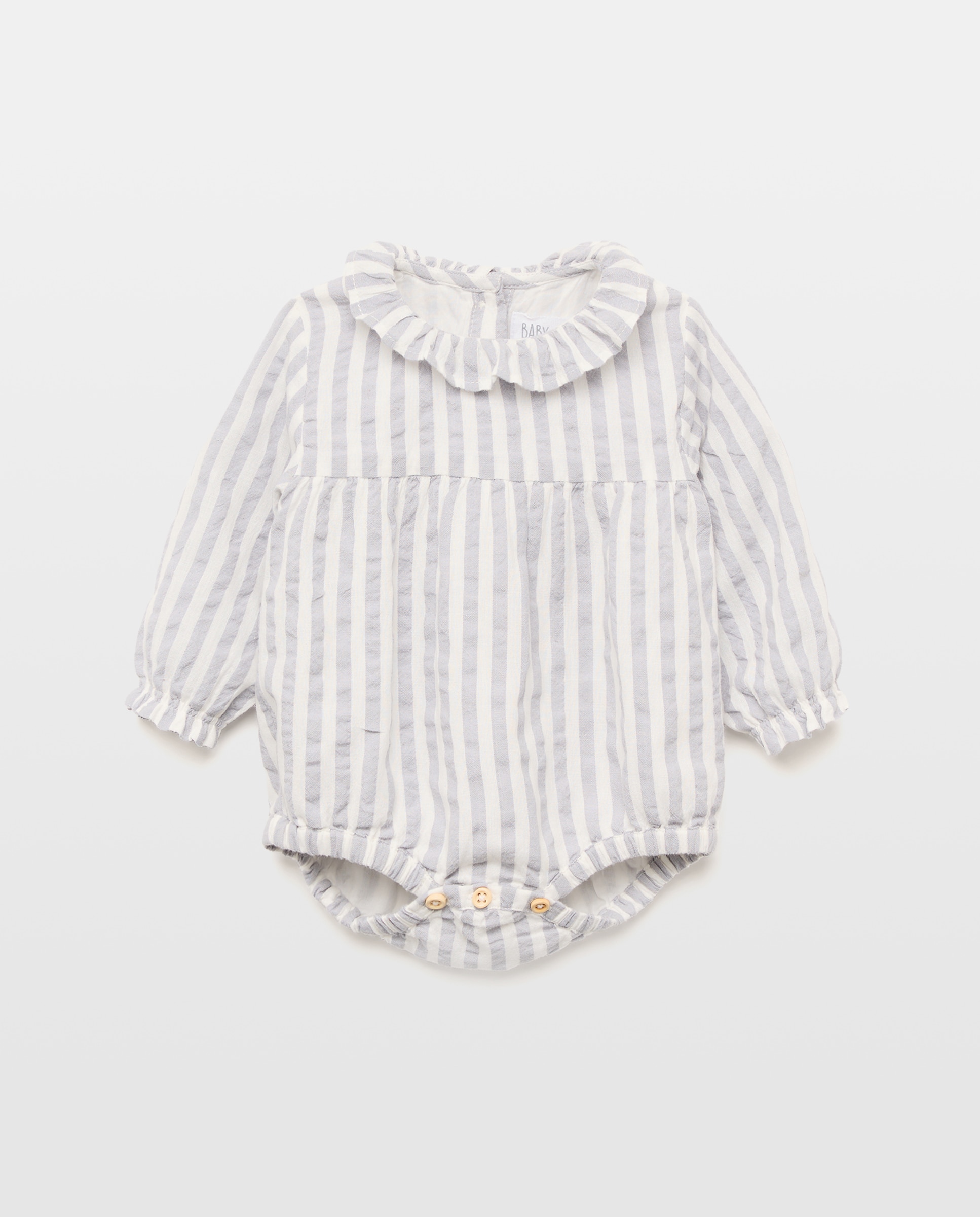 Babygrow de bebé às riscas Baby El Corte Inglés Azul-1