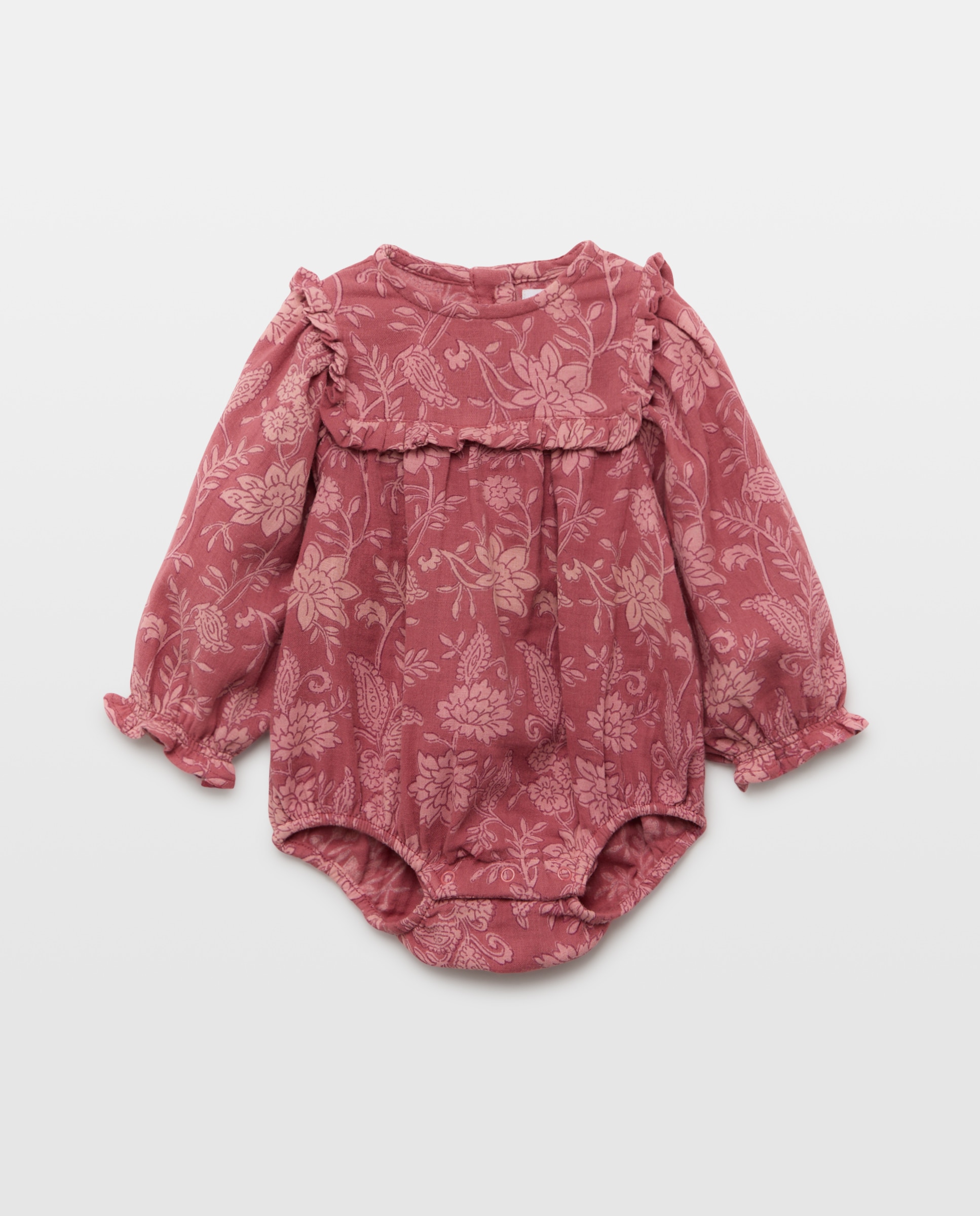 Imagem 0 de Babygrow de Bebé com Manga Comprida Plana e All Over Print