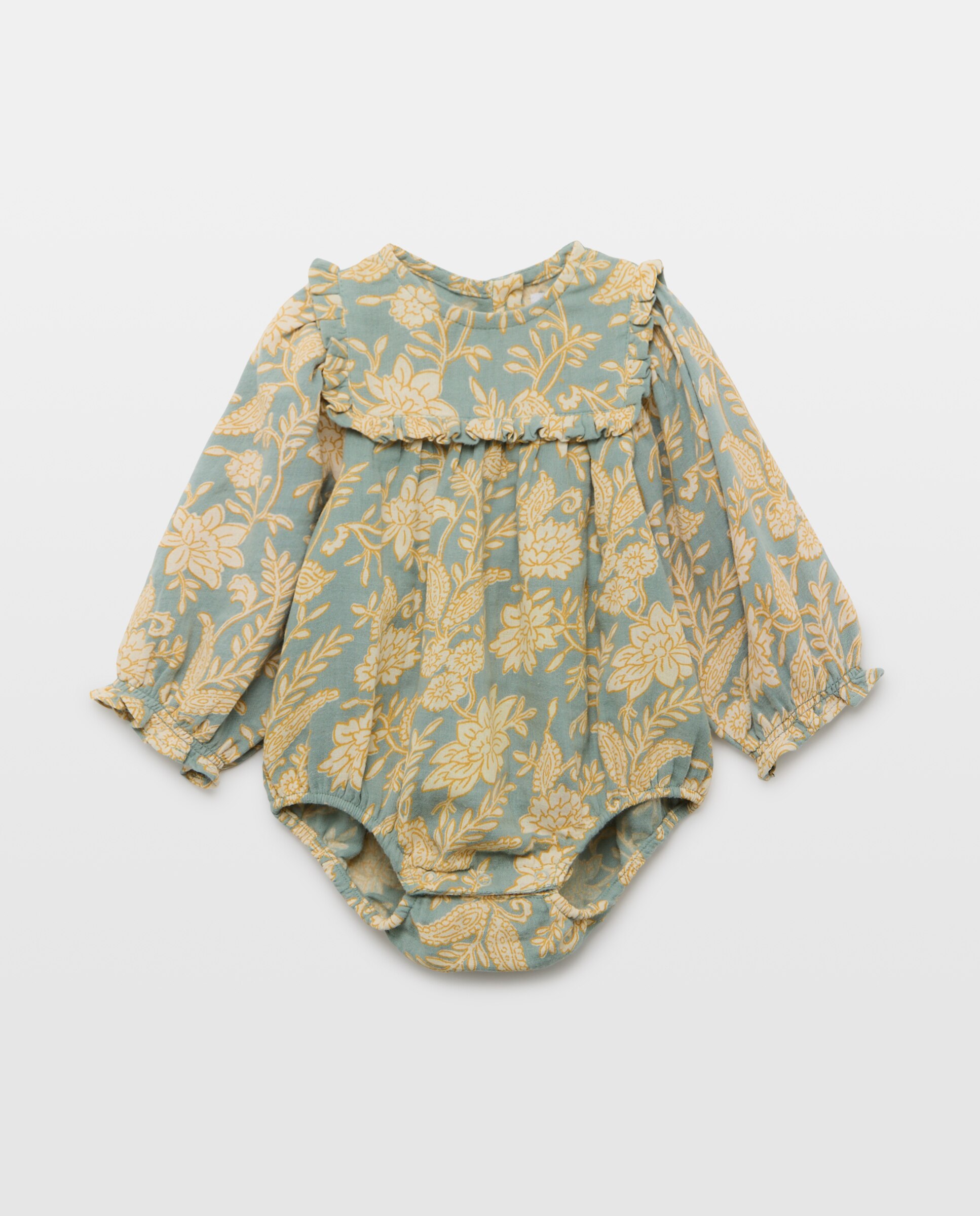 Imagem 0 de Babygrow de Bebé com Manga Comprida Plana e All Over Print