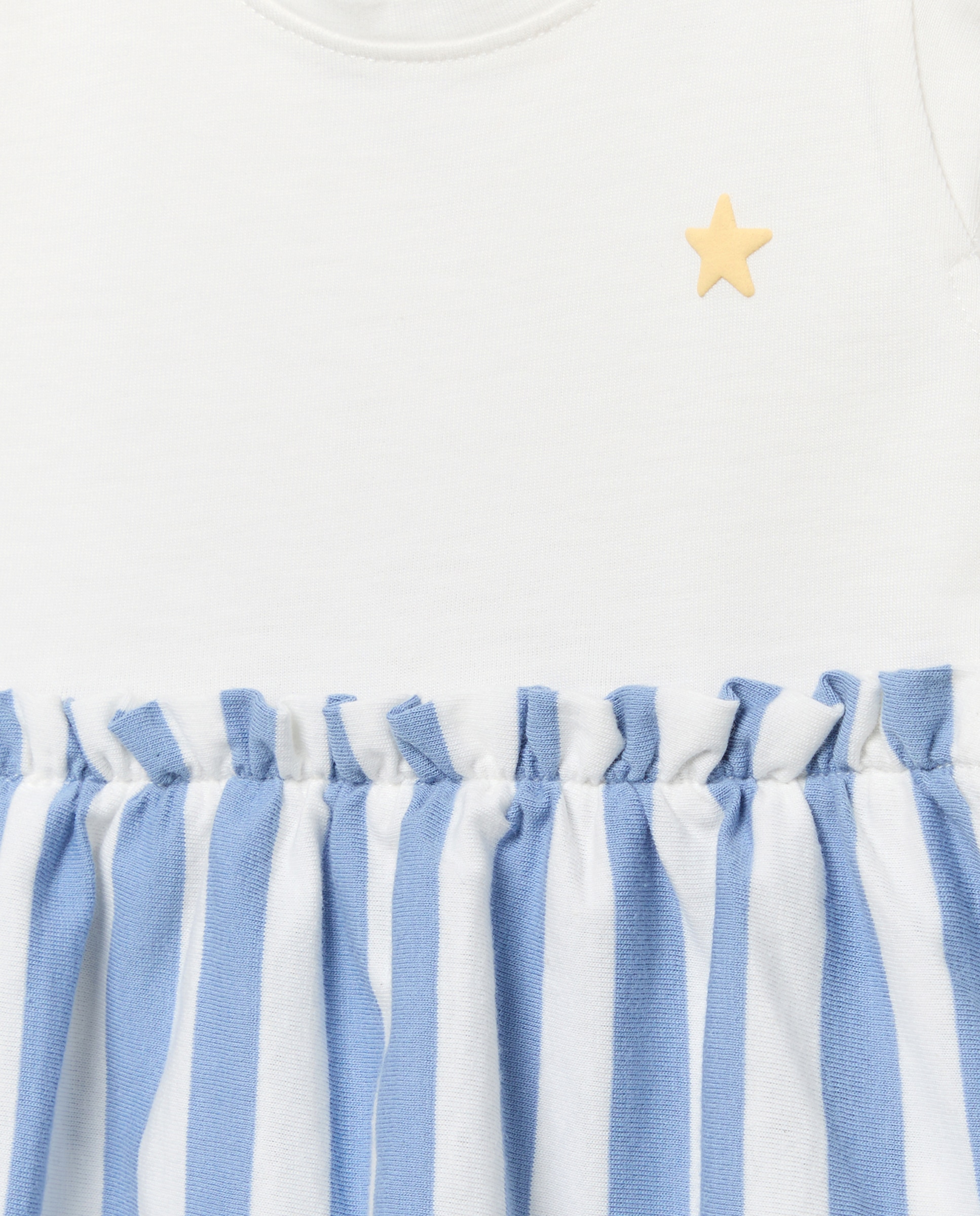 Vestido manga corta falda rayas de bebé - Baby El Corte Inglés - 400 Azul 400 Azul-3