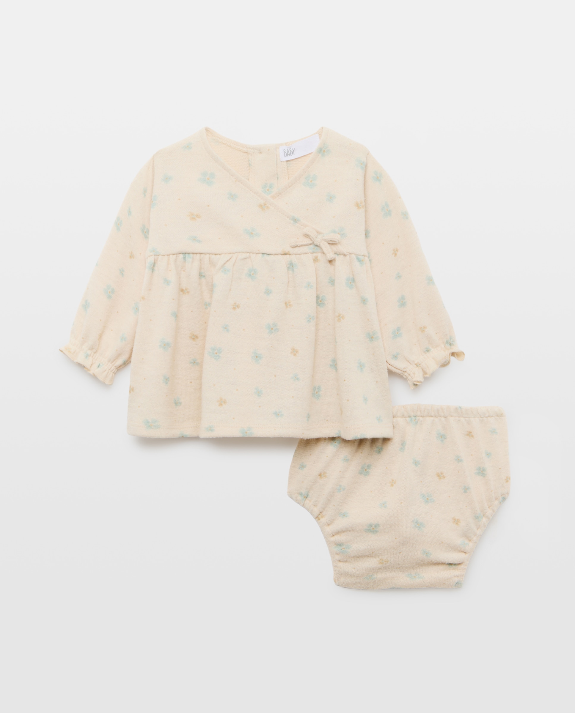Imagem 0 de Vestido de Ponto Liso Cortado de Bebé