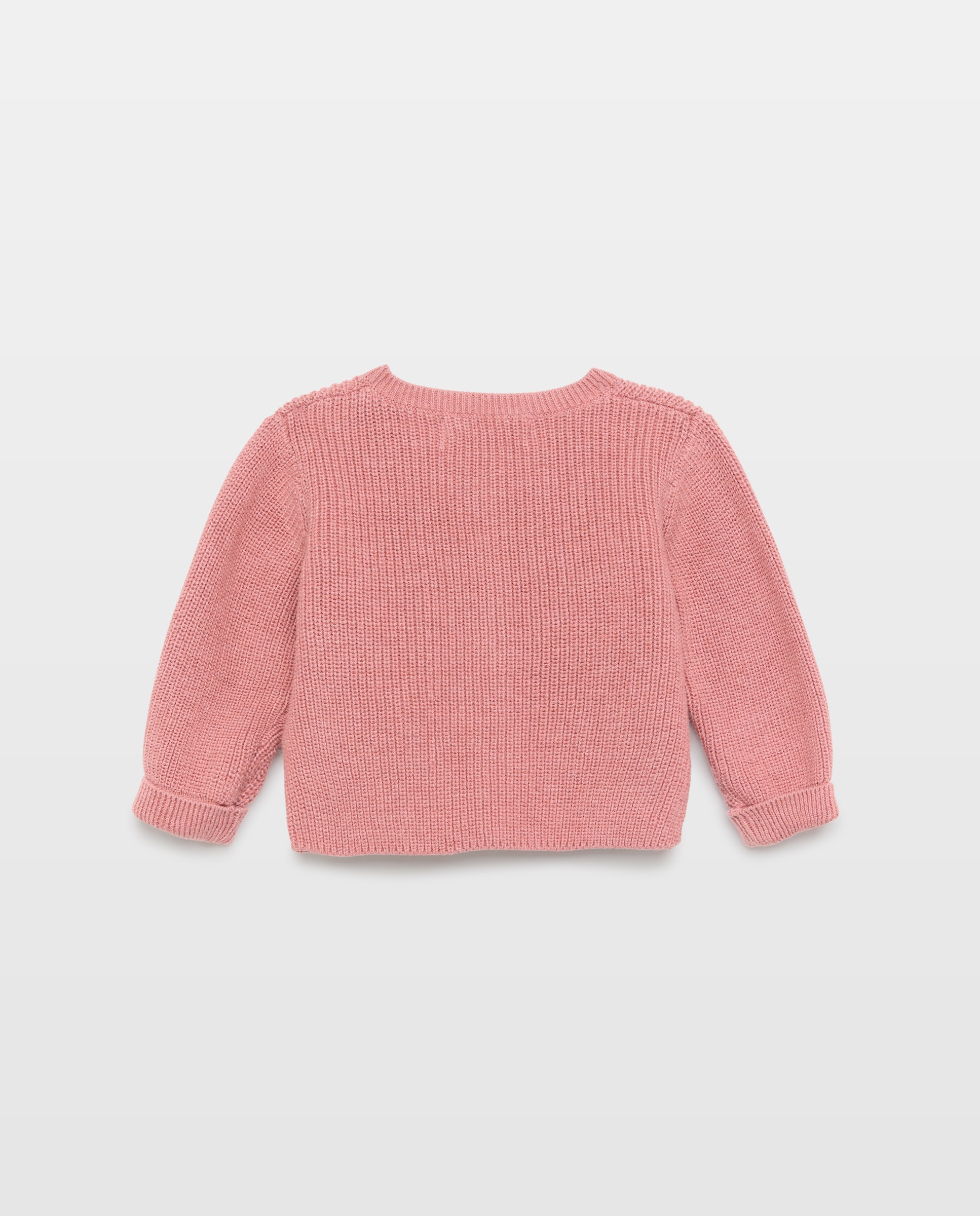 Casaco Curto de Tricot de Bebé 200 Rosa-2