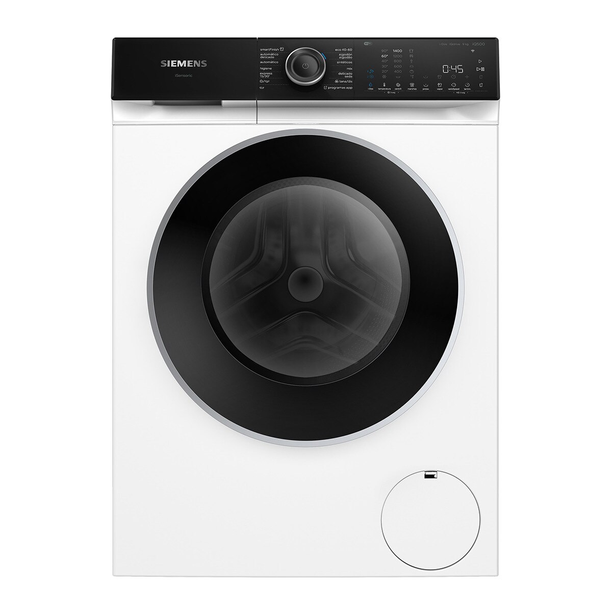 Siemens - Lavadora Siemens 9 kg / 1400 rpm con autodosificación iQ500 - WG44H2A0ES (Reacondicionado Grado D).
