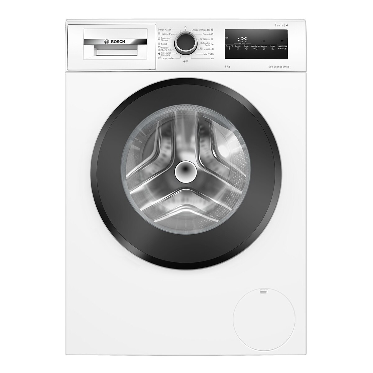 Lavadora Bosch 8 Kg / 1.200 rpm, Serie 4, Speed Perfect -WAN24281ES (Reacondicionado Grado C) Blanco · El Corte Inglés — oferta en El Corte Inglés