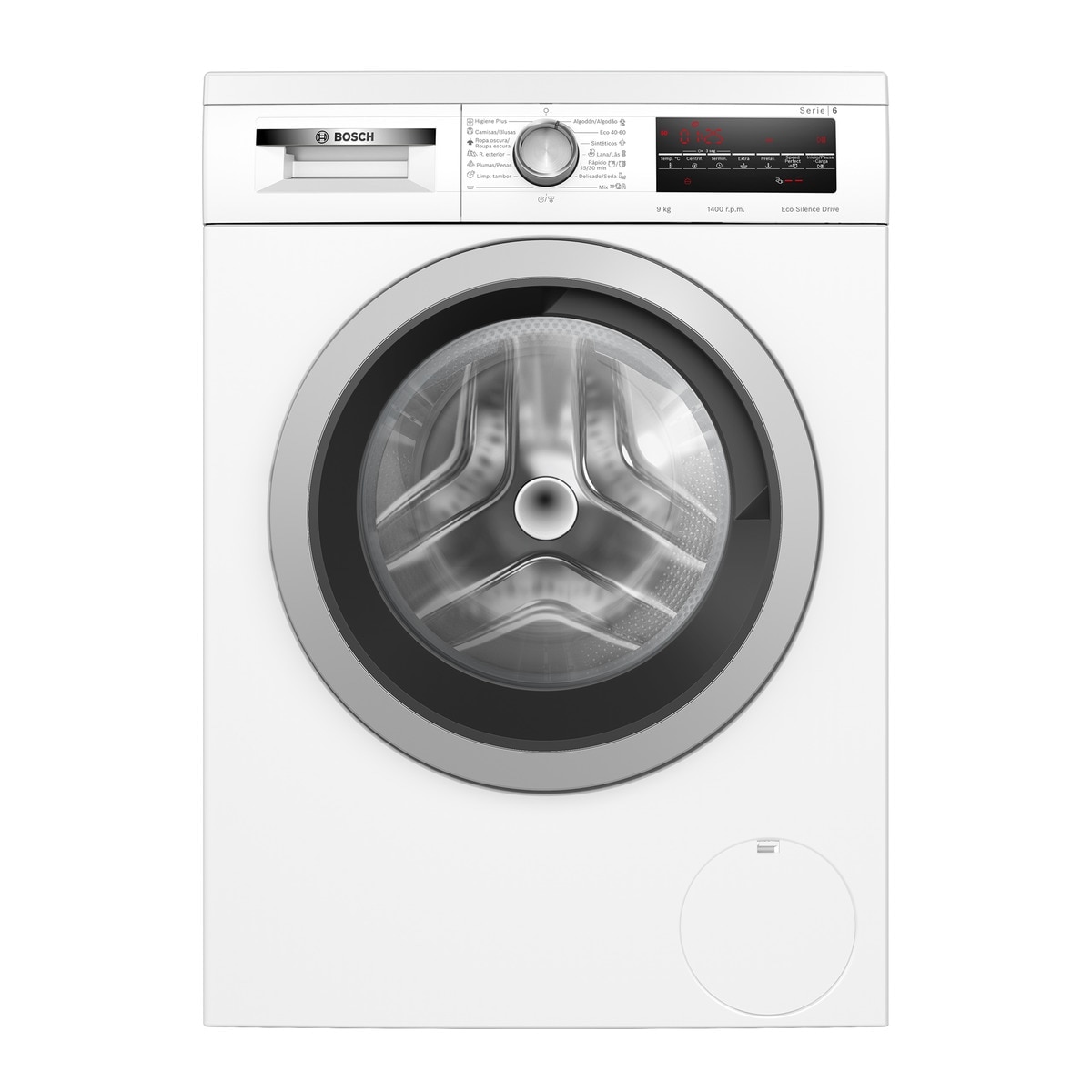 Lavadora Bosch 9 kg/ 1.400 rpm, motor EcoSilence - WUU28T67ES (Reacondicionado Grado D) Blanco · El Corte Inglés — oferta en El Corte Inglés