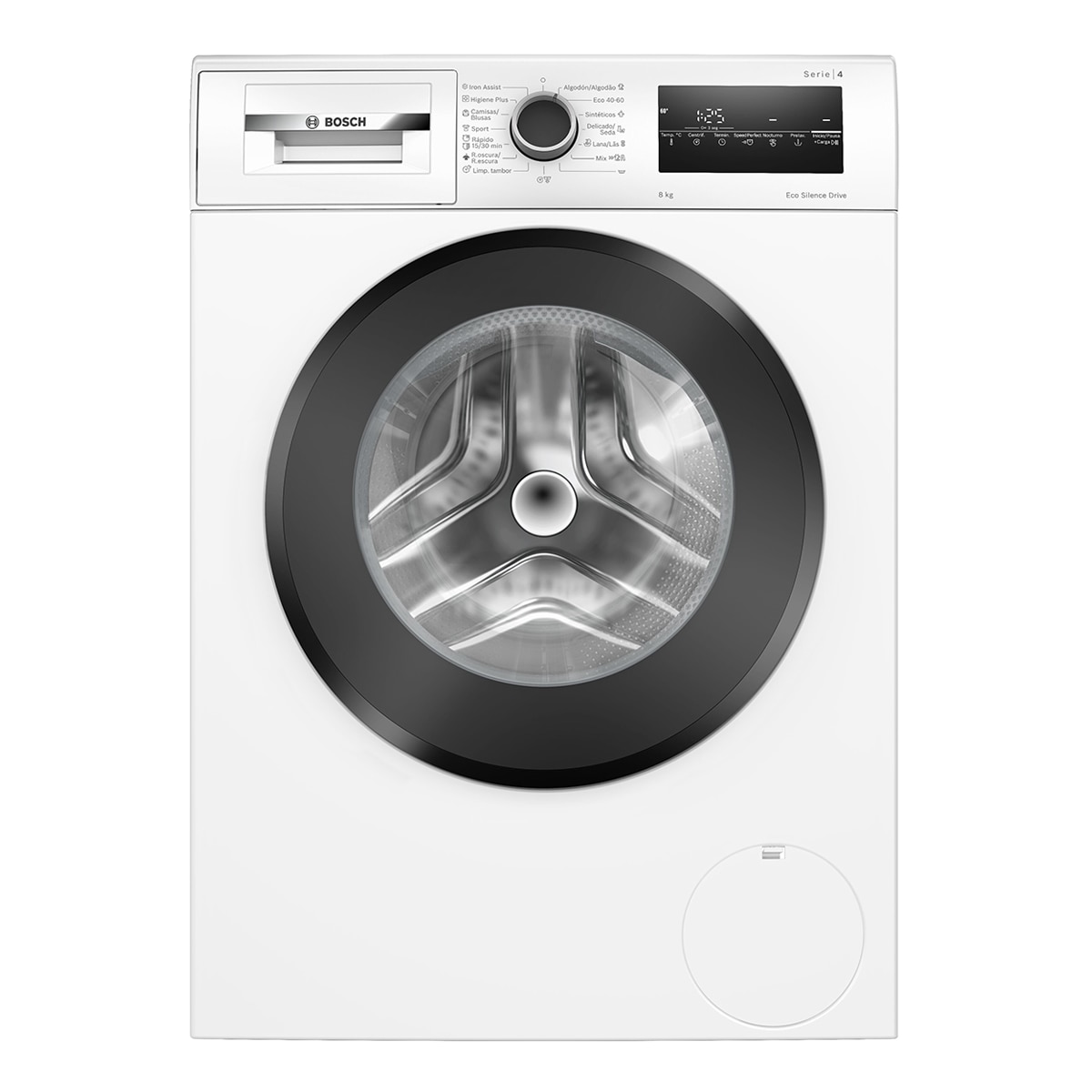 Bosch - Lavadora Bosch 8 Kg - 1.200 rpm, Serie 4, Speed Perfect -WAN24281ES (Reacondicionado Grado D).