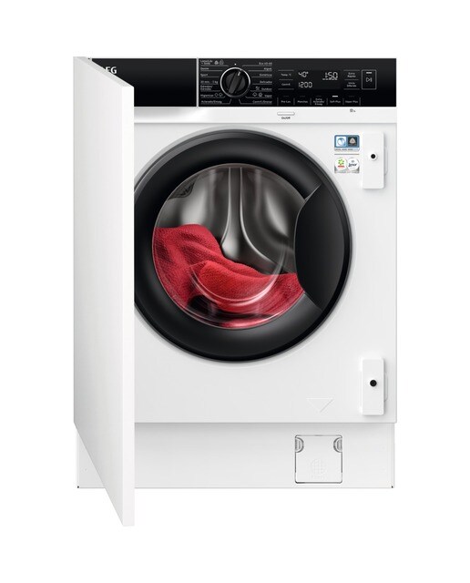 AEG - Lavadora integrable AEG 8Kg - 1.400 rpm programa a vapor, motor inverter - LFN7E8436F (Reacondicionado Grado C).