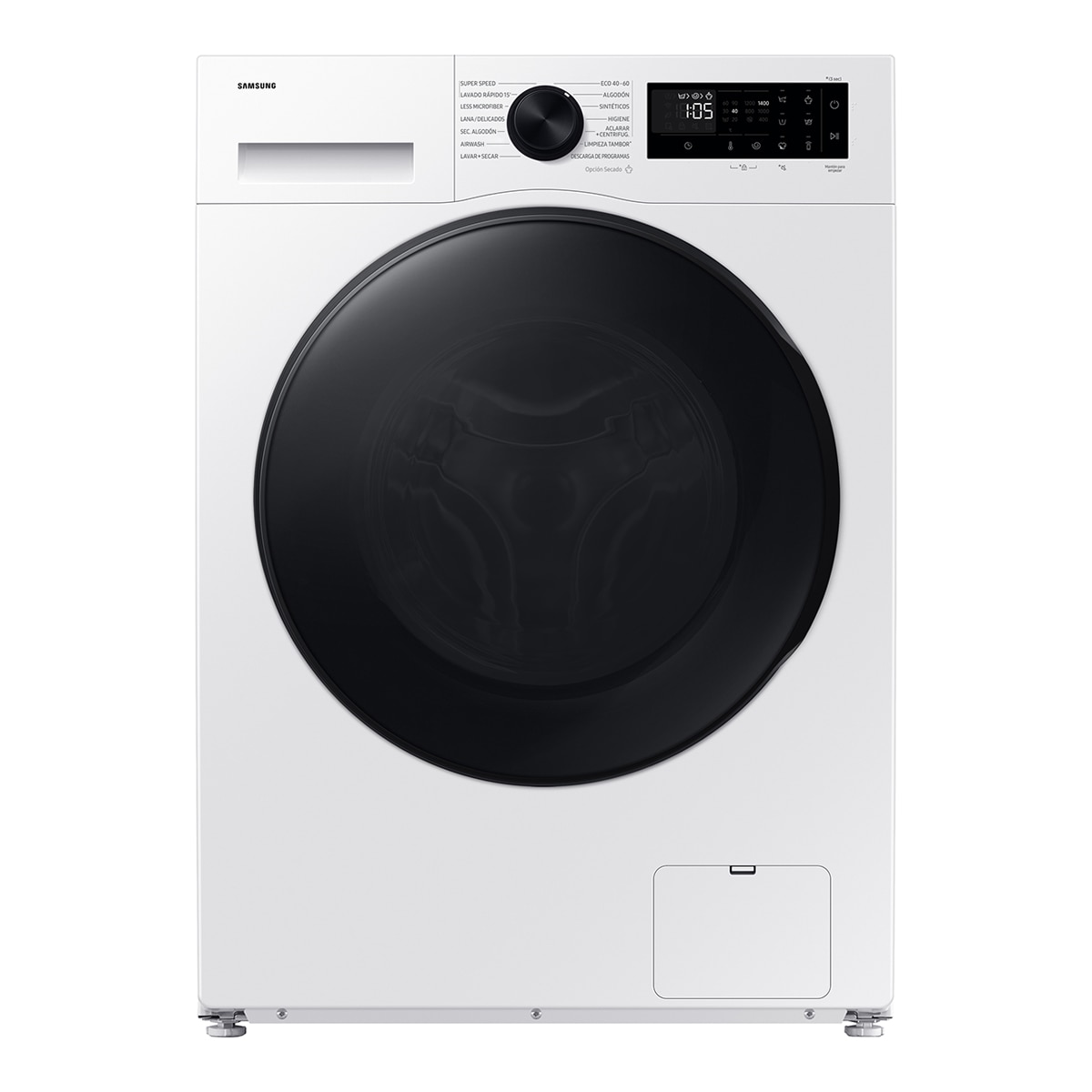 Samsung - Lavadora secadora Samsung 9kg-1.400 rpm Inteligencia Artificial y SmartThings Clase E-A -10% Blanca - WD90DG5G34BEEC (Reacondicionado Grado.