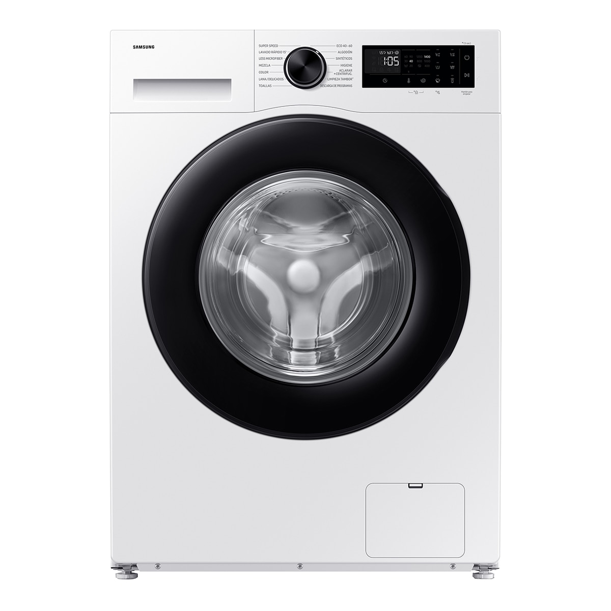 Samsung - Lavadora con Fondo Reducido Samsung 9kg-1.400 rpm AI EcoBubble™ Clase A Blanca - WW90DG5G34AEEC (Reacondicionado Grado C).