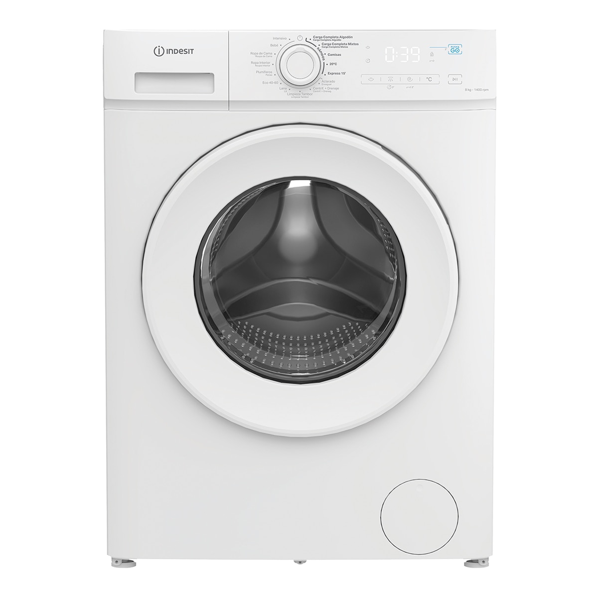 Indesit - Lavadora Indesit 8 kg - 1.400 rpm - IMA 864 MY TIME SPT (Reacondicionado Grado D).