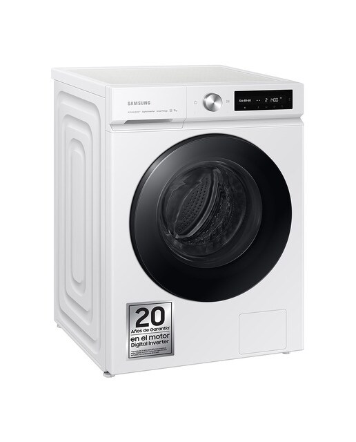 Samsung - Lavadora Samsung 11kg con Autodosificación Clase A Blanca WW11BB744DGWS3 (Reacondicionado Grado D).